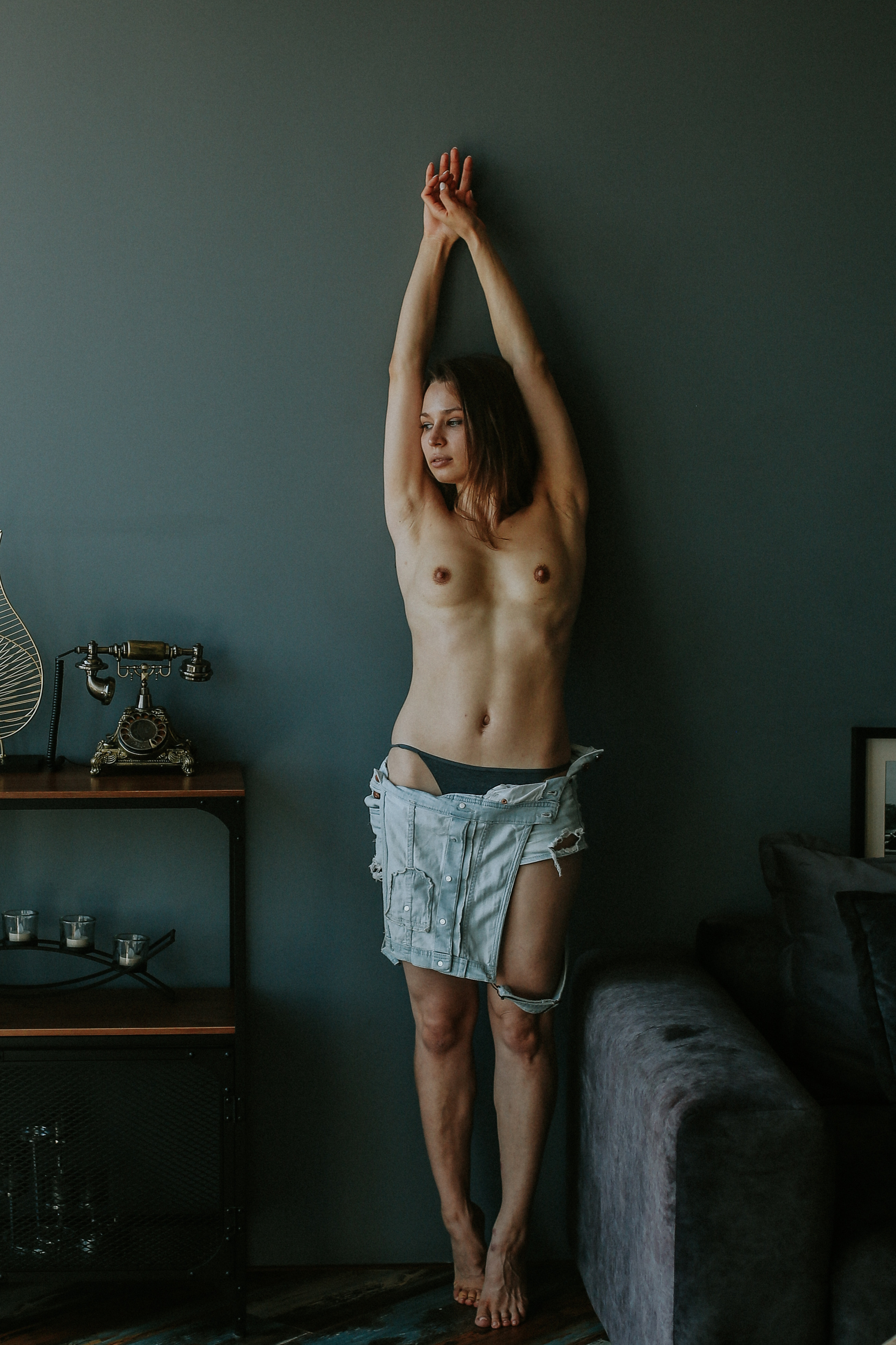 Студийная съемка Марии. Фотограф Антон Чупринин