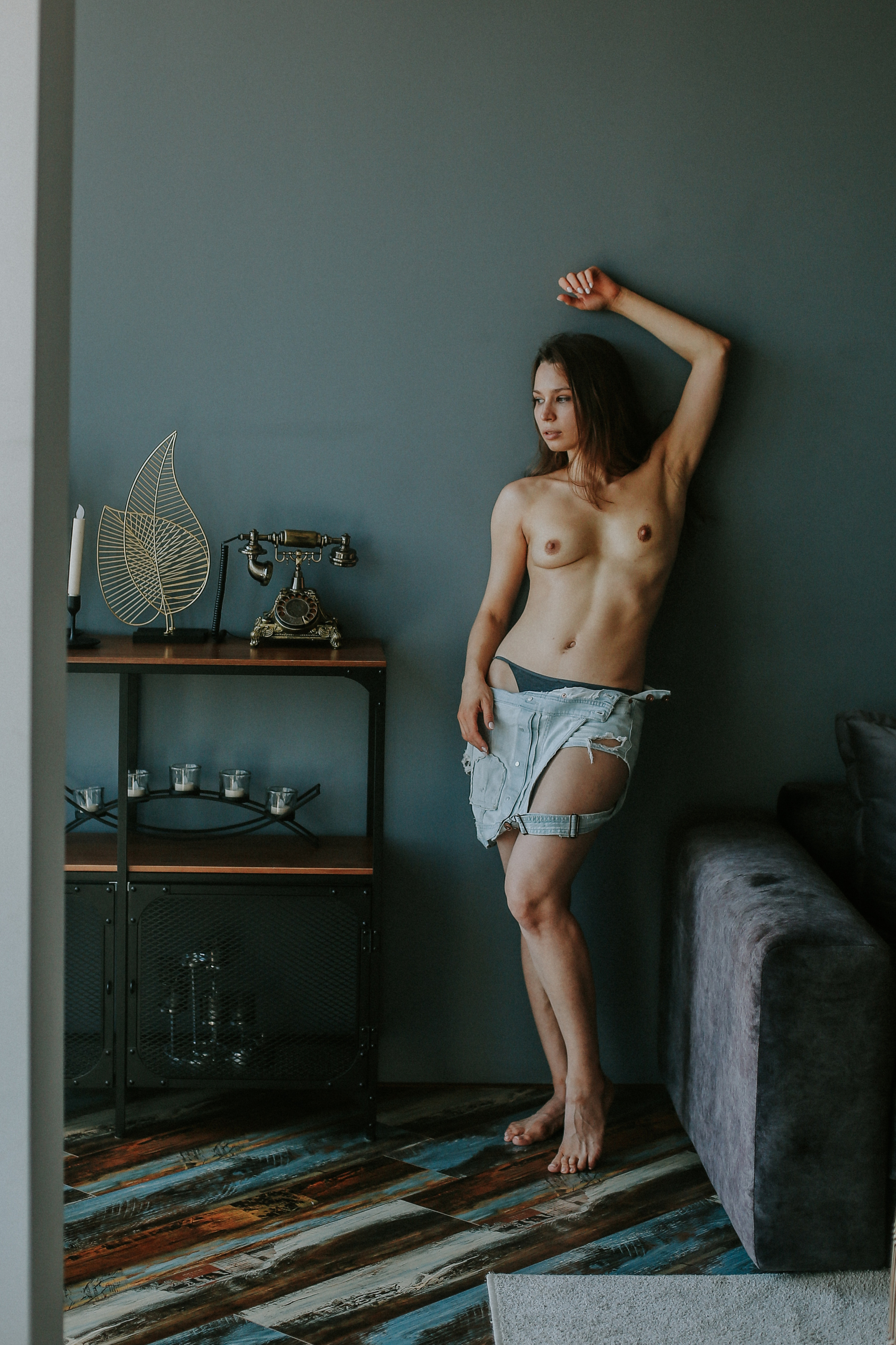 Студийная съемка Марии. Фотограф Антон Чупринин