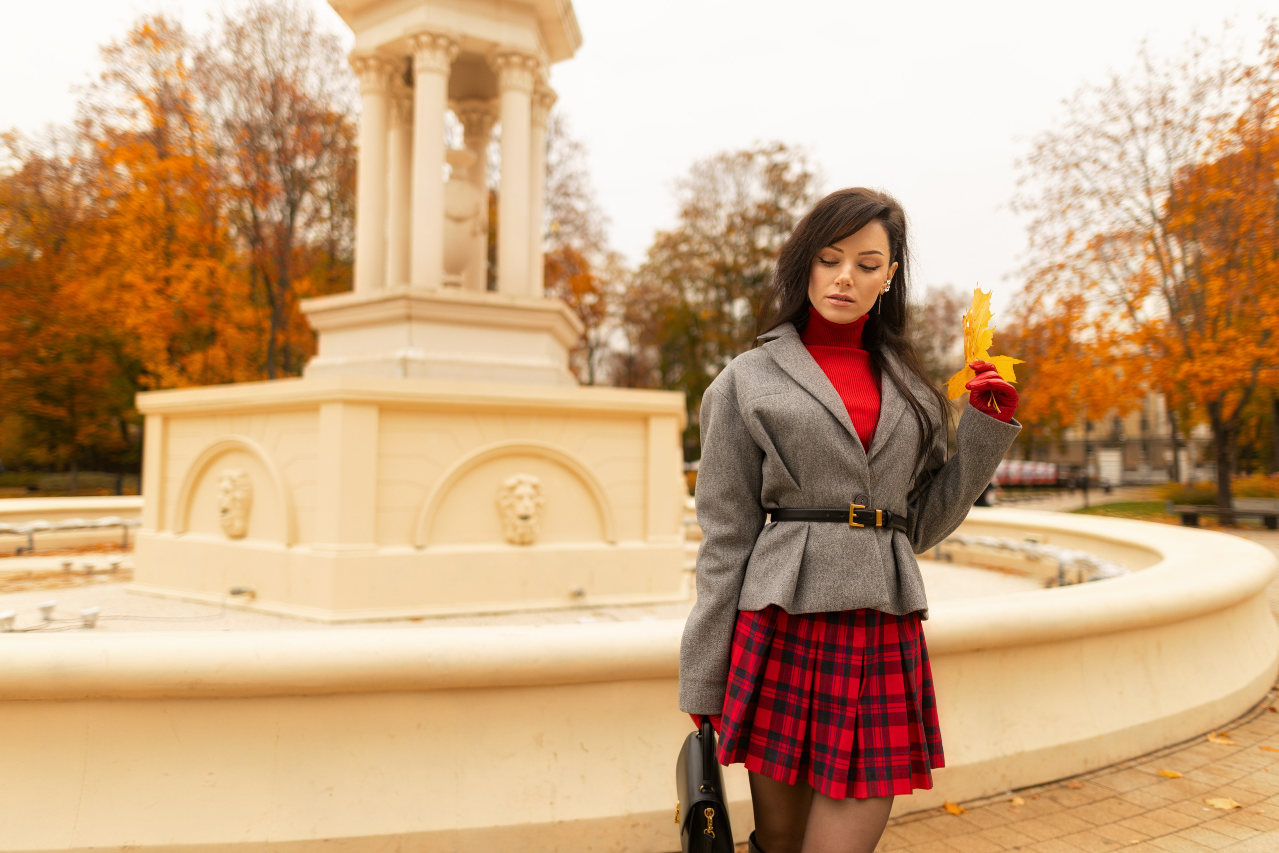 Фотосет с Екатериной в парке на осеннюю тему для «себя»