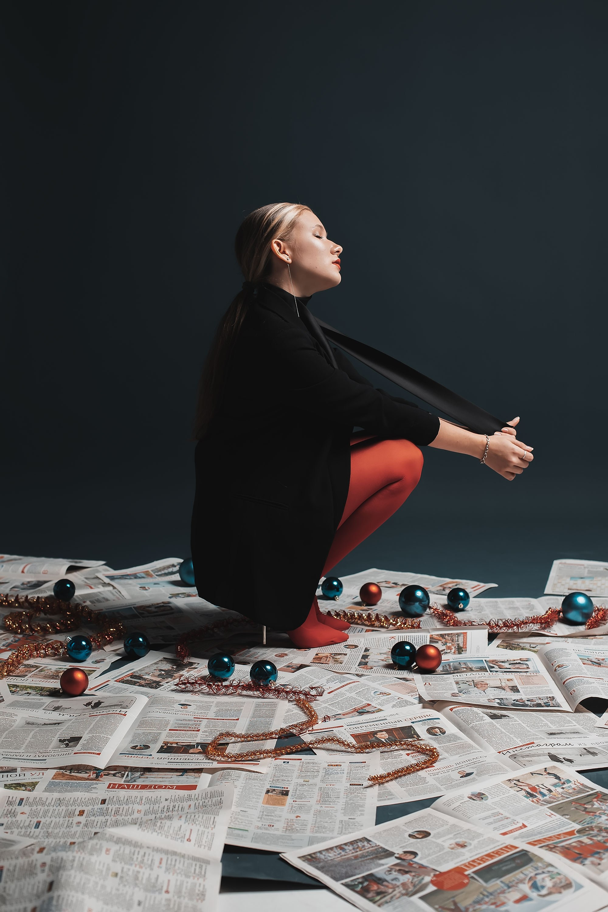 Новогодняя фотосессия Милена. Семейный, индивидуальный фотограф в Москве Ангели Марина