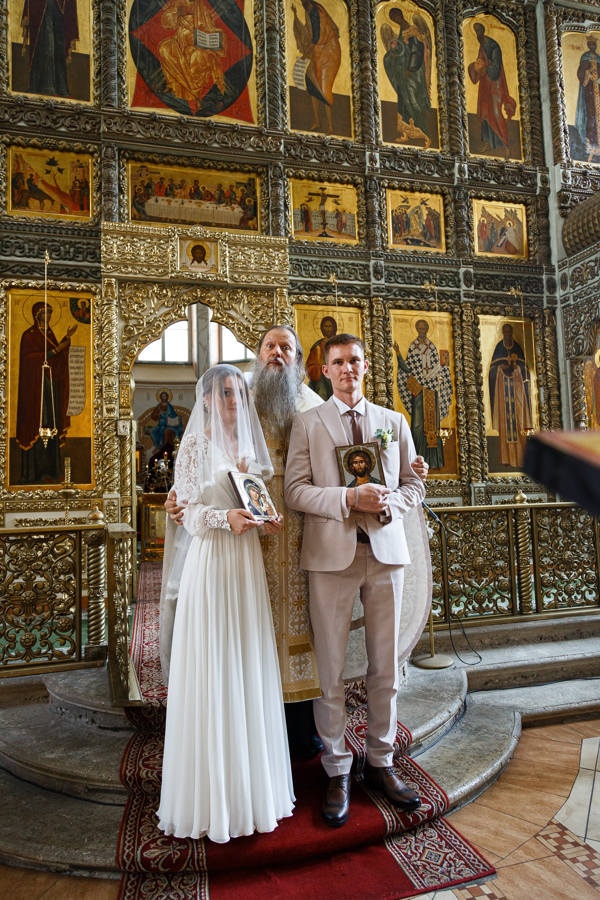 Венчание в храме Живоначальной Троицы на Шаболовке