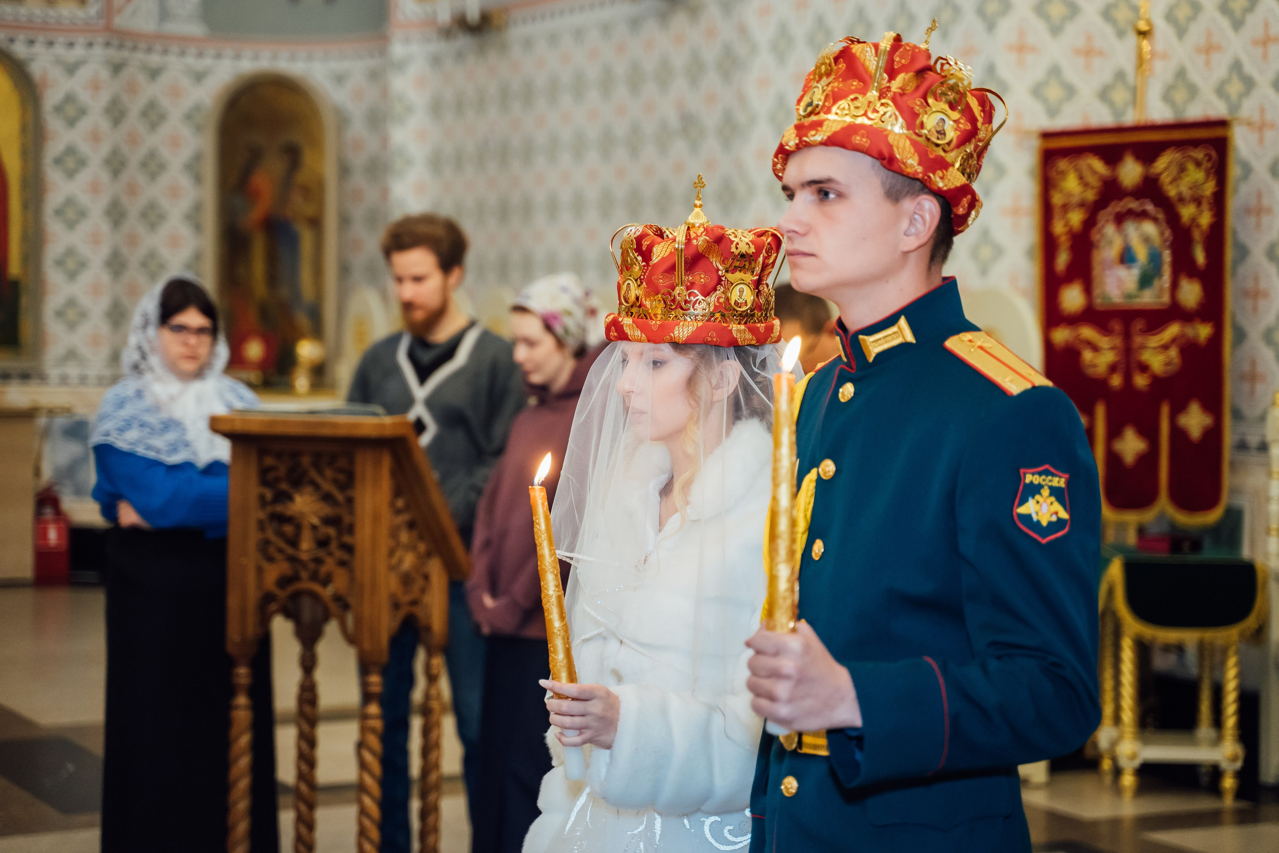 Венчание Вячеслав и Виктория. Свадебный фотограф в Коломне, Воскресенске, Егорьевске Владимир Петров