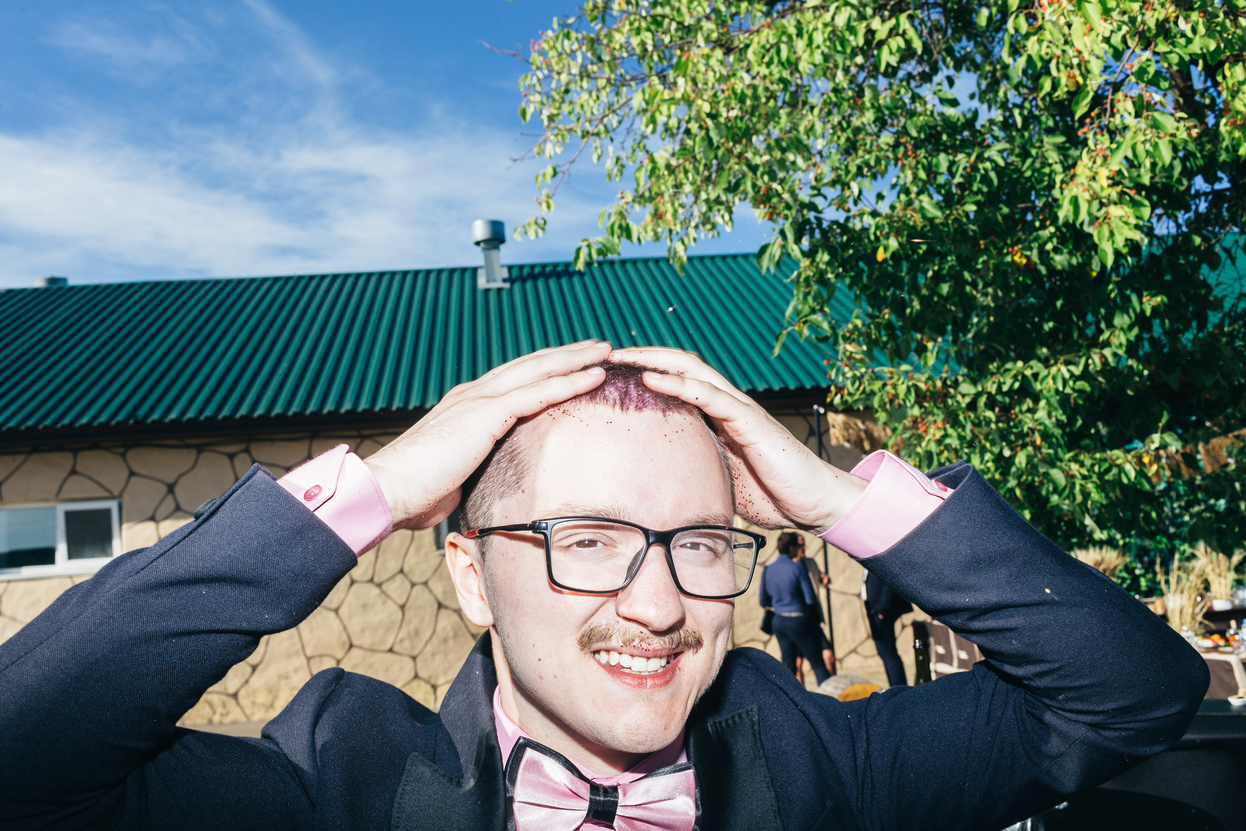 Фуксия/Голубая волна/Зеленый. Портфолио свадебного фотографа. Роман Каргаполов