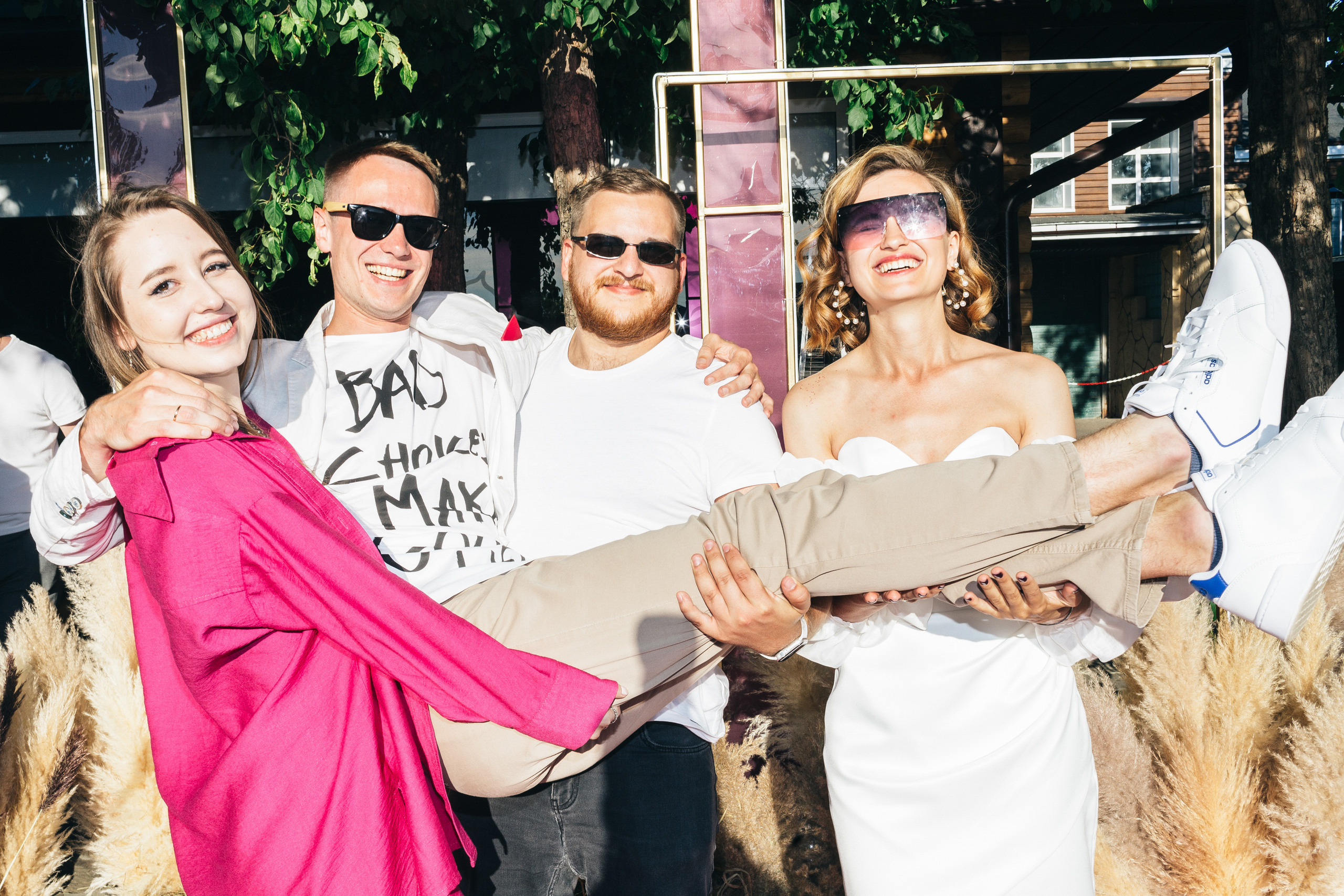 Фуксия/Голубая волна/Зеленый. Портфолио свадебного фотографа. Роман Каргаполов