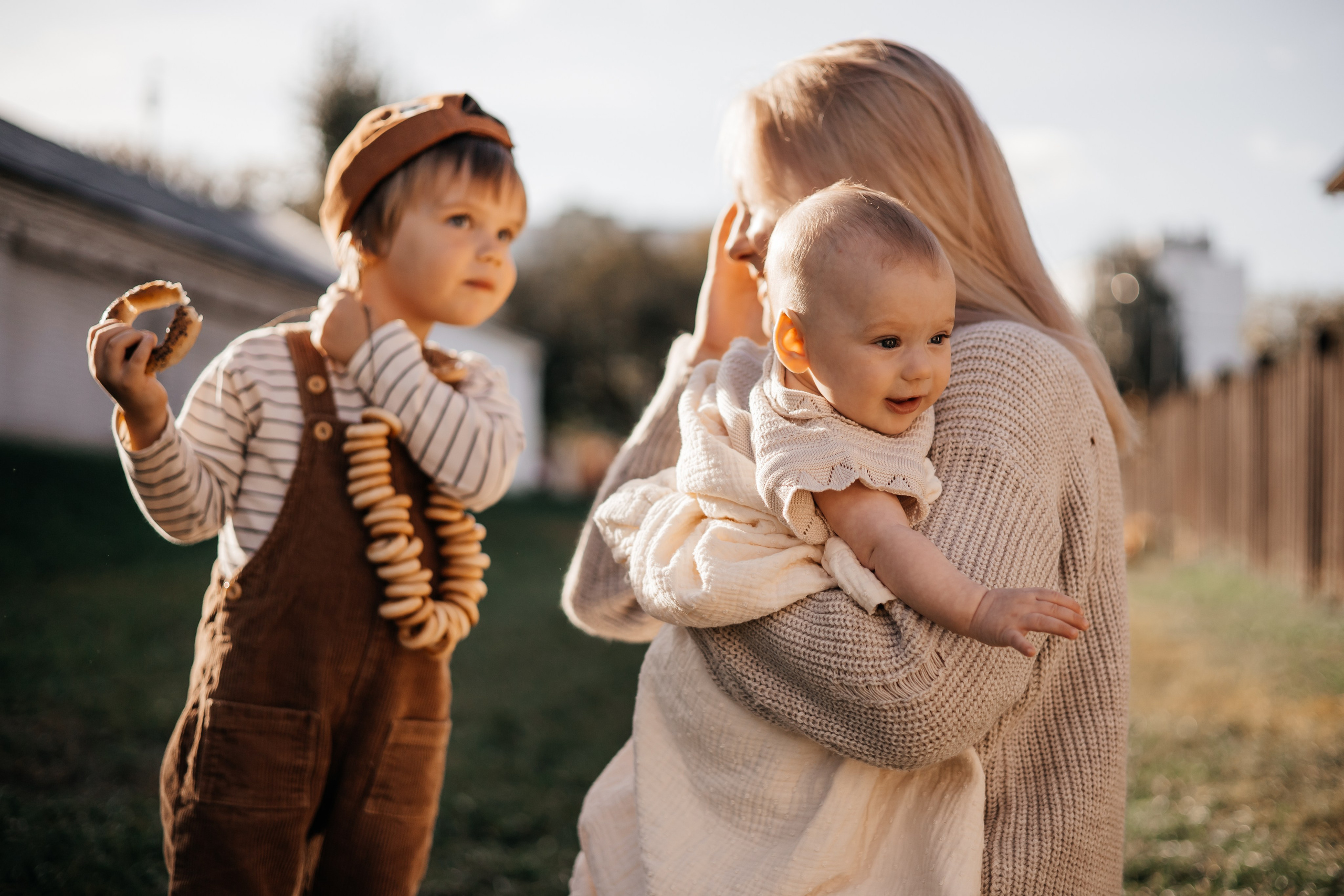 Семейные фотоистории на природе