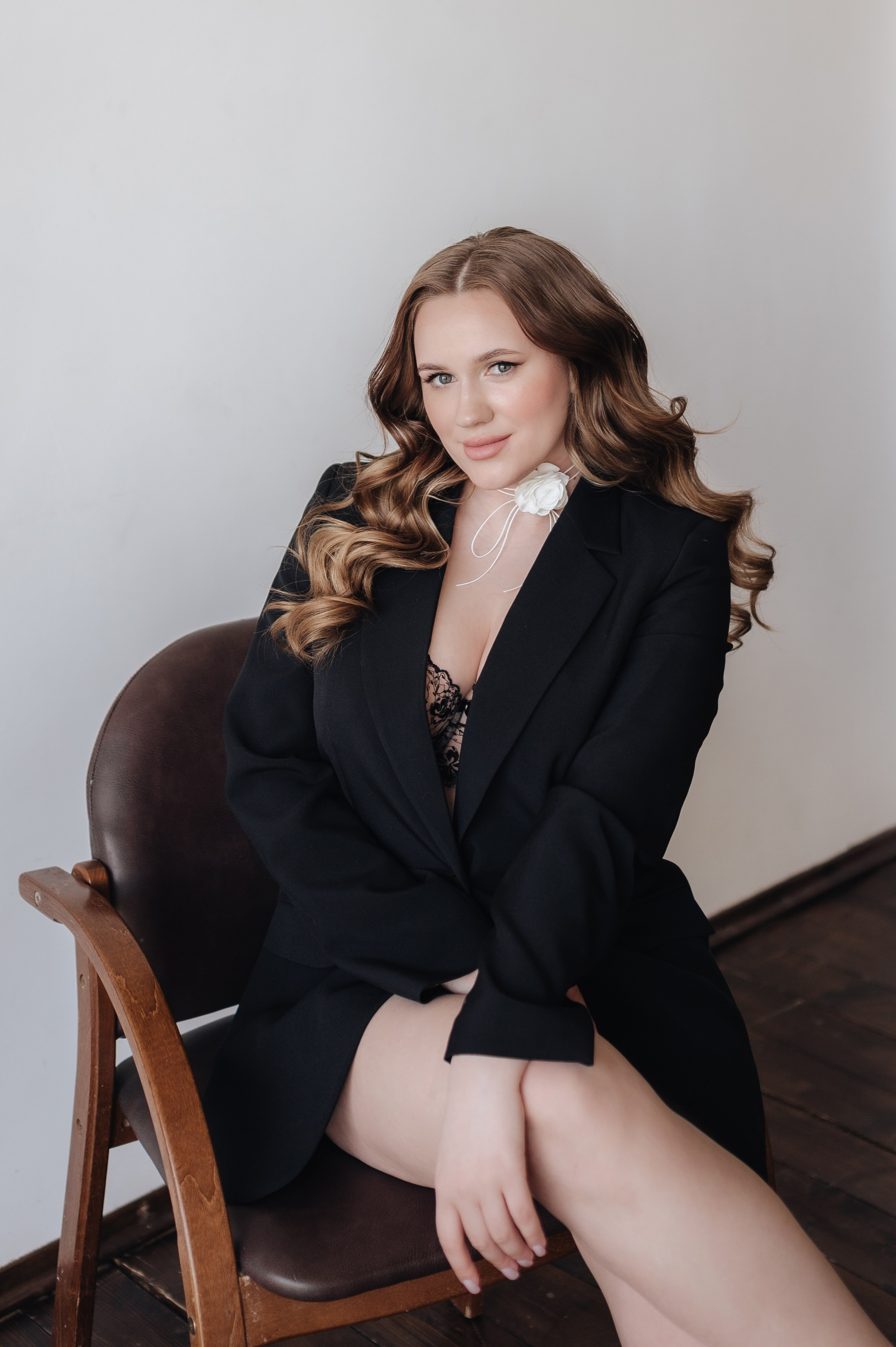 Женский портрет в студии для Саши. Фотограф в Москве и Московской области Таня Яблочкина