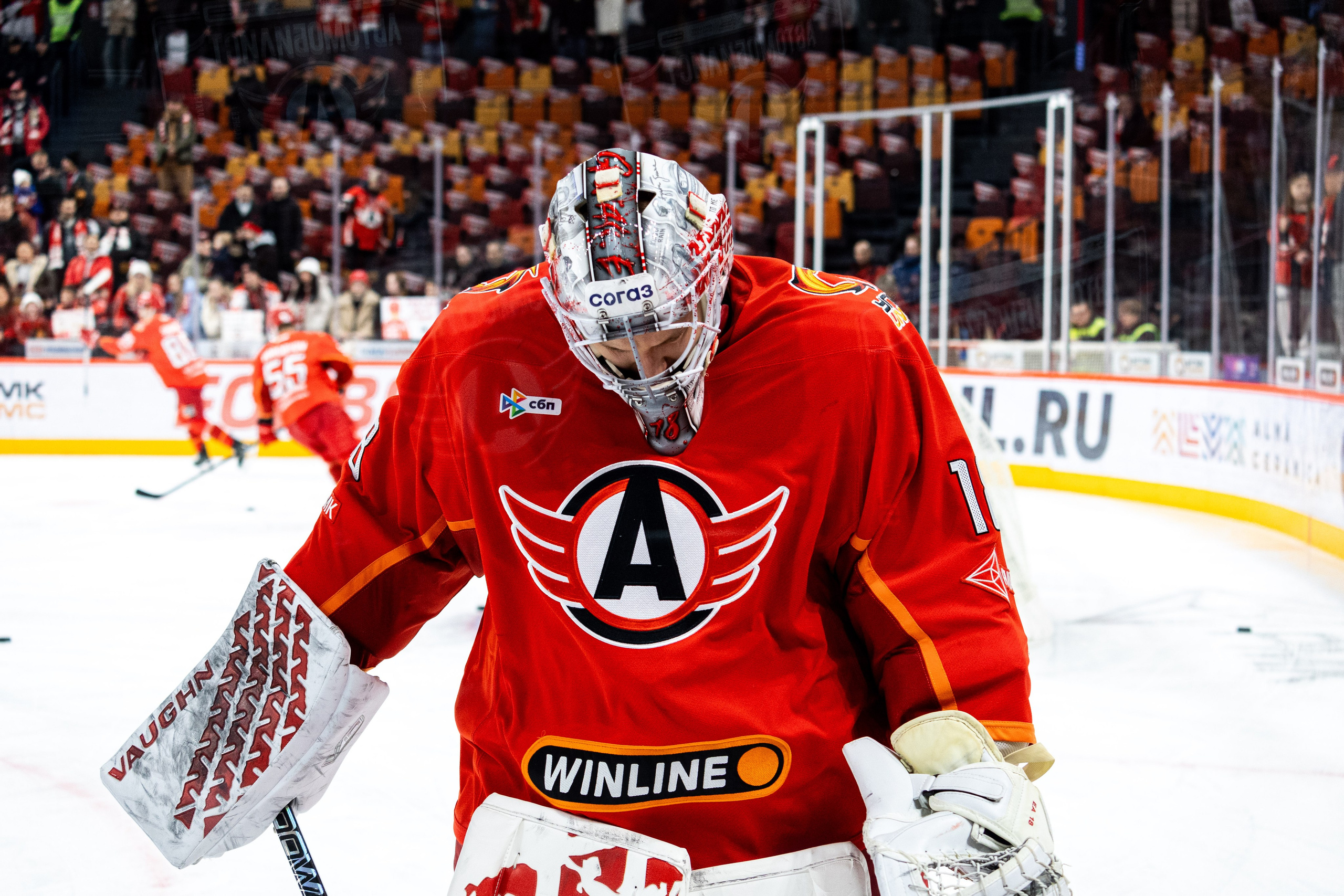 Хоккейный матч Автомобилист — Сибирь. Фотограф Родион Нарудинов