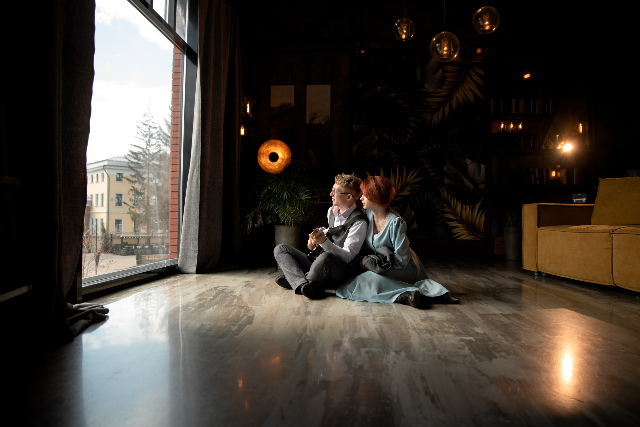 Дмитрий и Марина. LOVESTORY в студии. Семейный и детский фотограф в Туле Светлана Воронкова