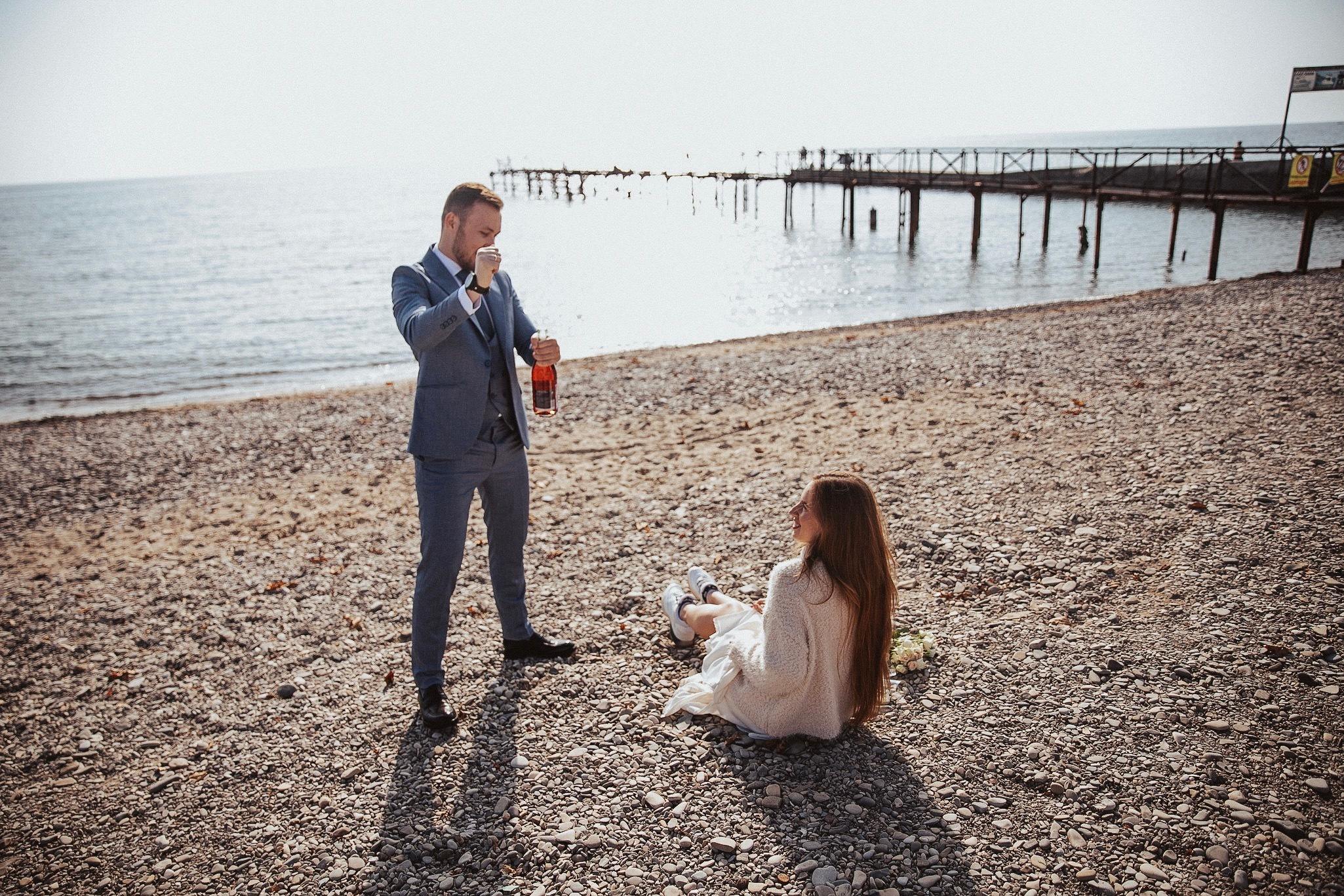 Полина. Валера.Море. Фотограф в Санкт Петербурге и Москве Анастасия Сиволод