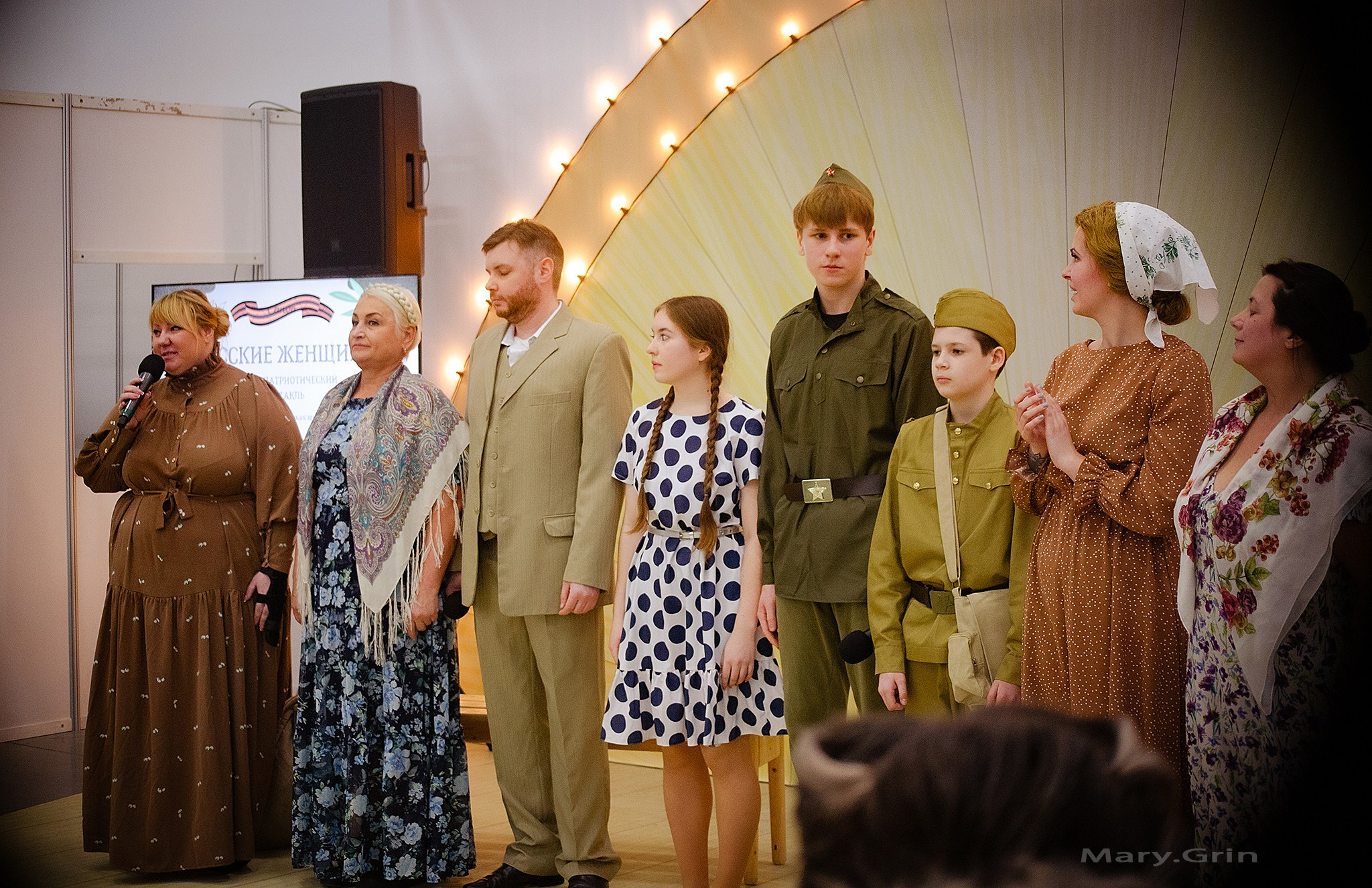Военно — патриотический спектакль «Русские женщины» Православная ярмарка 2025. Детский и семейный фотограф, фотограф мероприятий Нижний Новгород