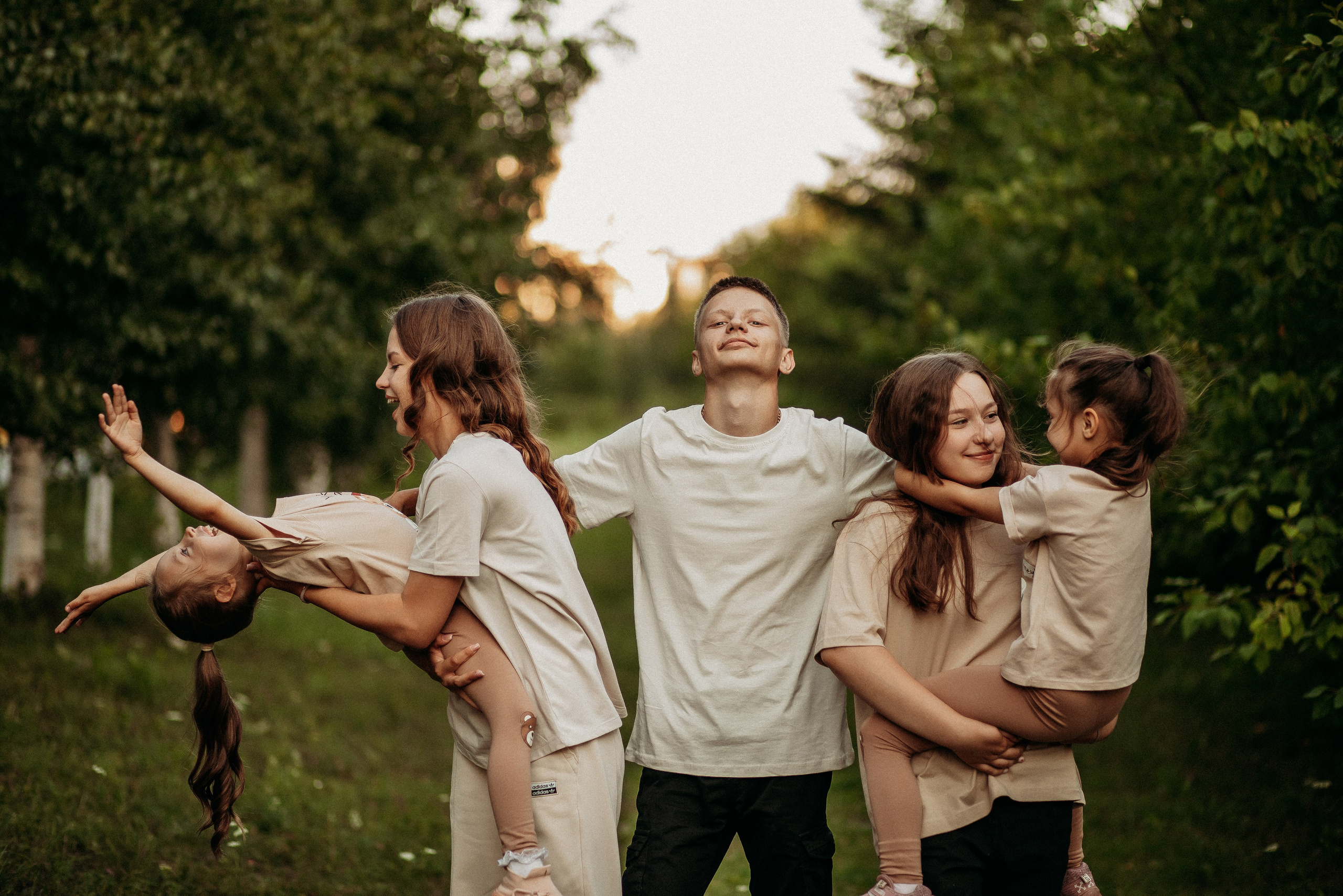Большая семья. Фотограф Тимербаева Алина г. Сургут