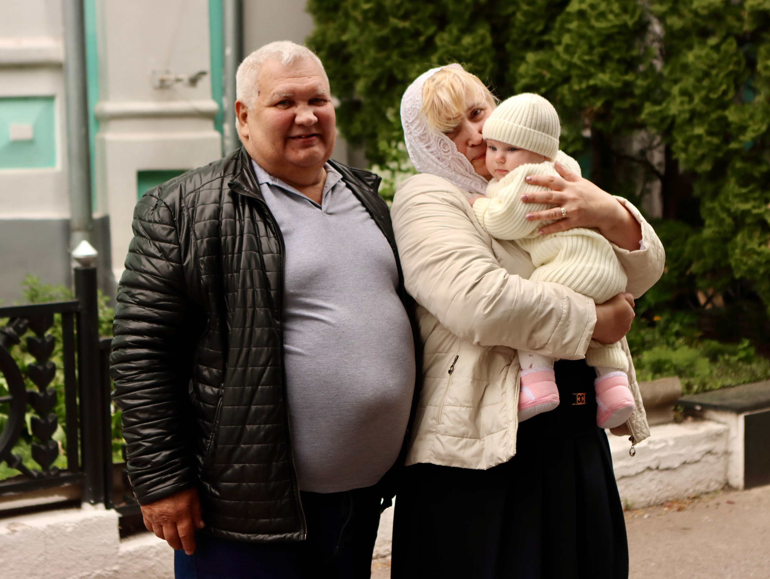 Анастасия и Вадим — крещение Виктории. Фотограф в Курске Смирнов Евгений