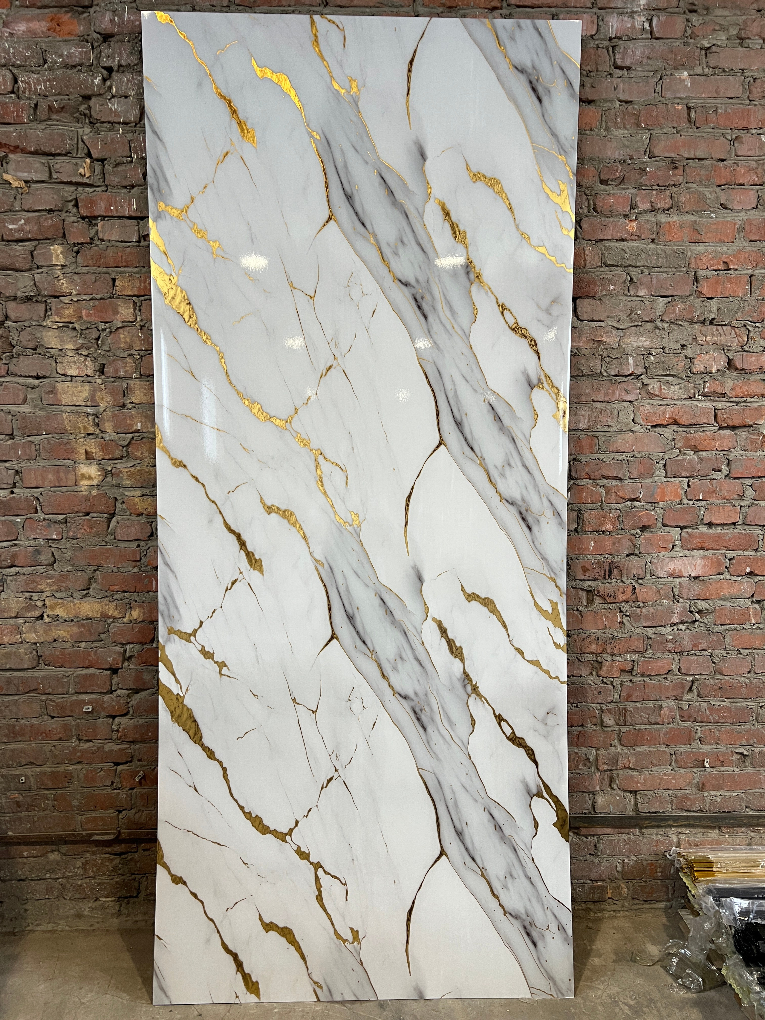 Гибкий мрамор глянцевый