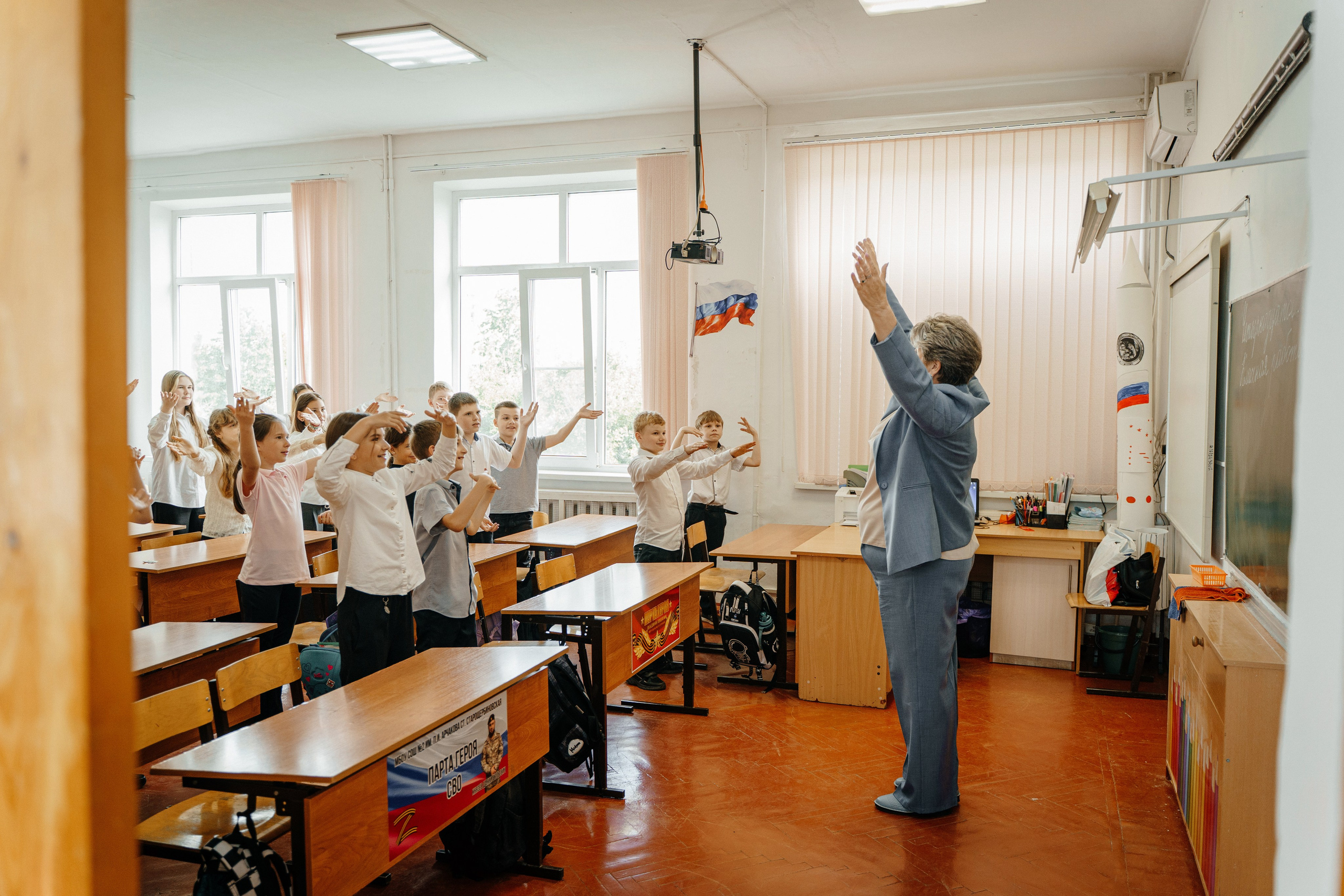 Школа 2 4 кл ст. Старощербиновская. Контент-фотограф Власова Валентина, г. Ейск, ст. Старощербиновская