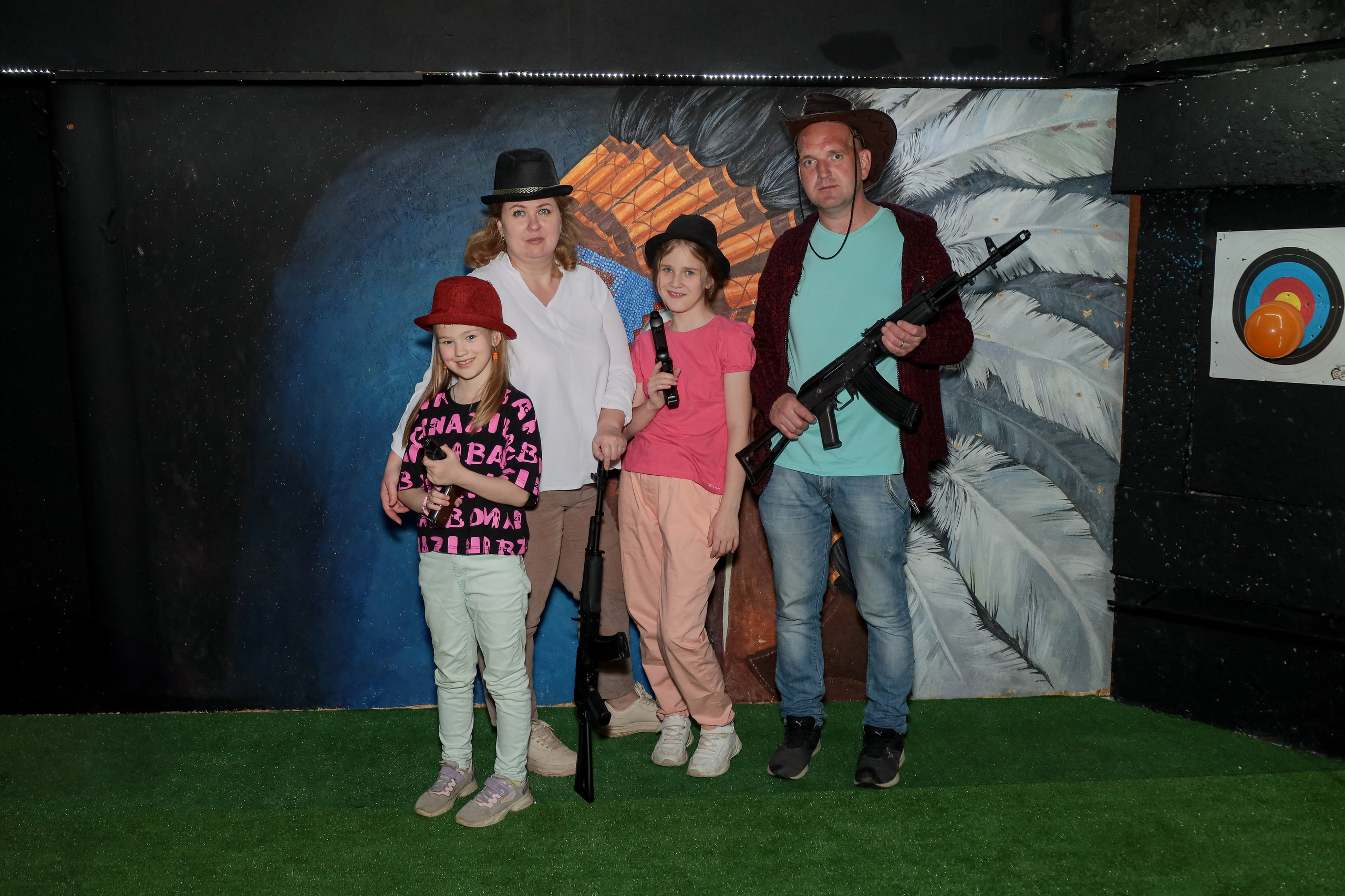 День рождение в стрелковом клубе. Фотограф Надршина Лилия