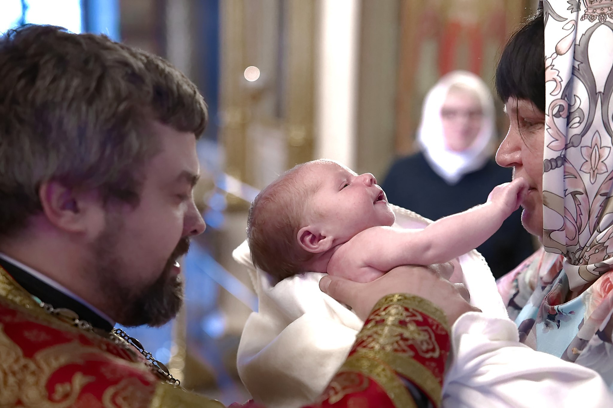 Таинство Крещения на Светлой Седмице. Фотограф в Москве