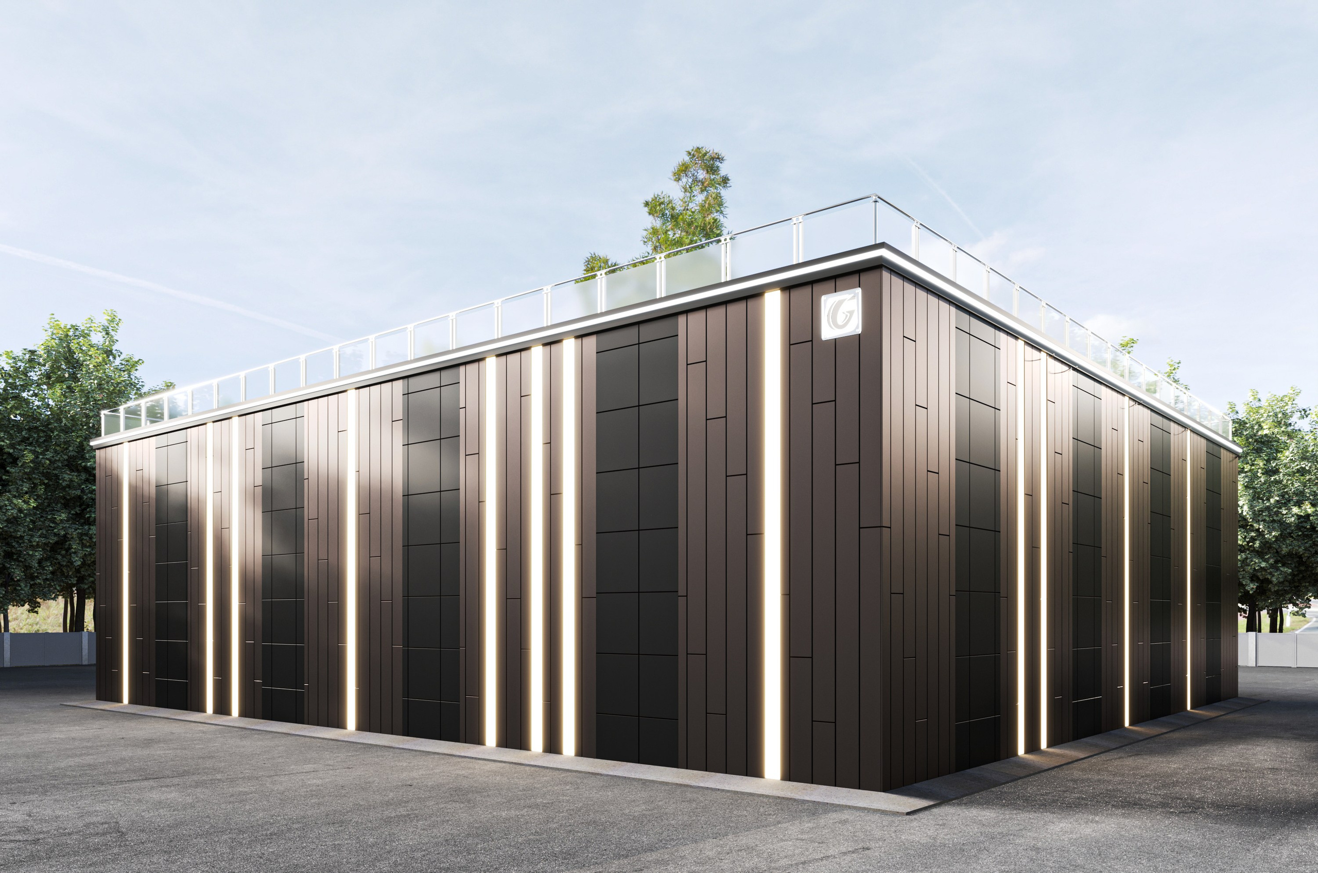 Автомоечно-детейлинговый комплекс. Проект фасадов. Дизайн интерьера и экстерьера в Санкт-Петербурге Яна Емельянова