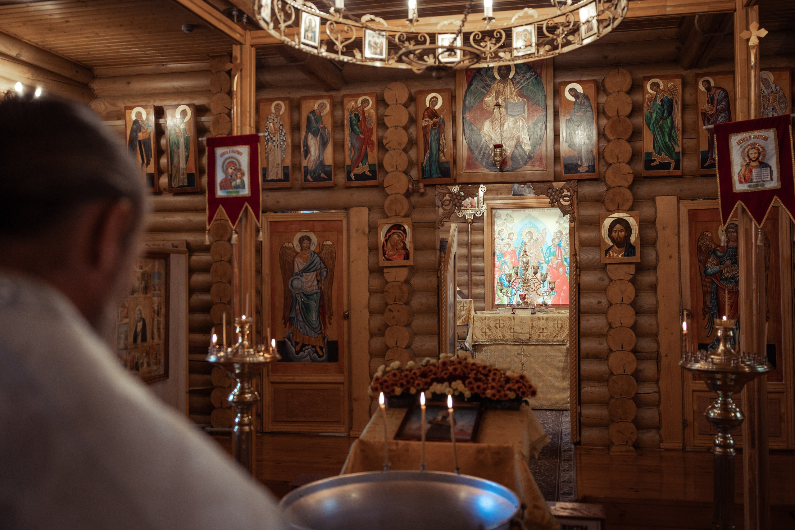 Таинство Крещения Мии. Храм Патриарха Тихона, х.Коржевский. Фотограф на Крещение и Венчание Краснодарский край — Гранкина Юлия