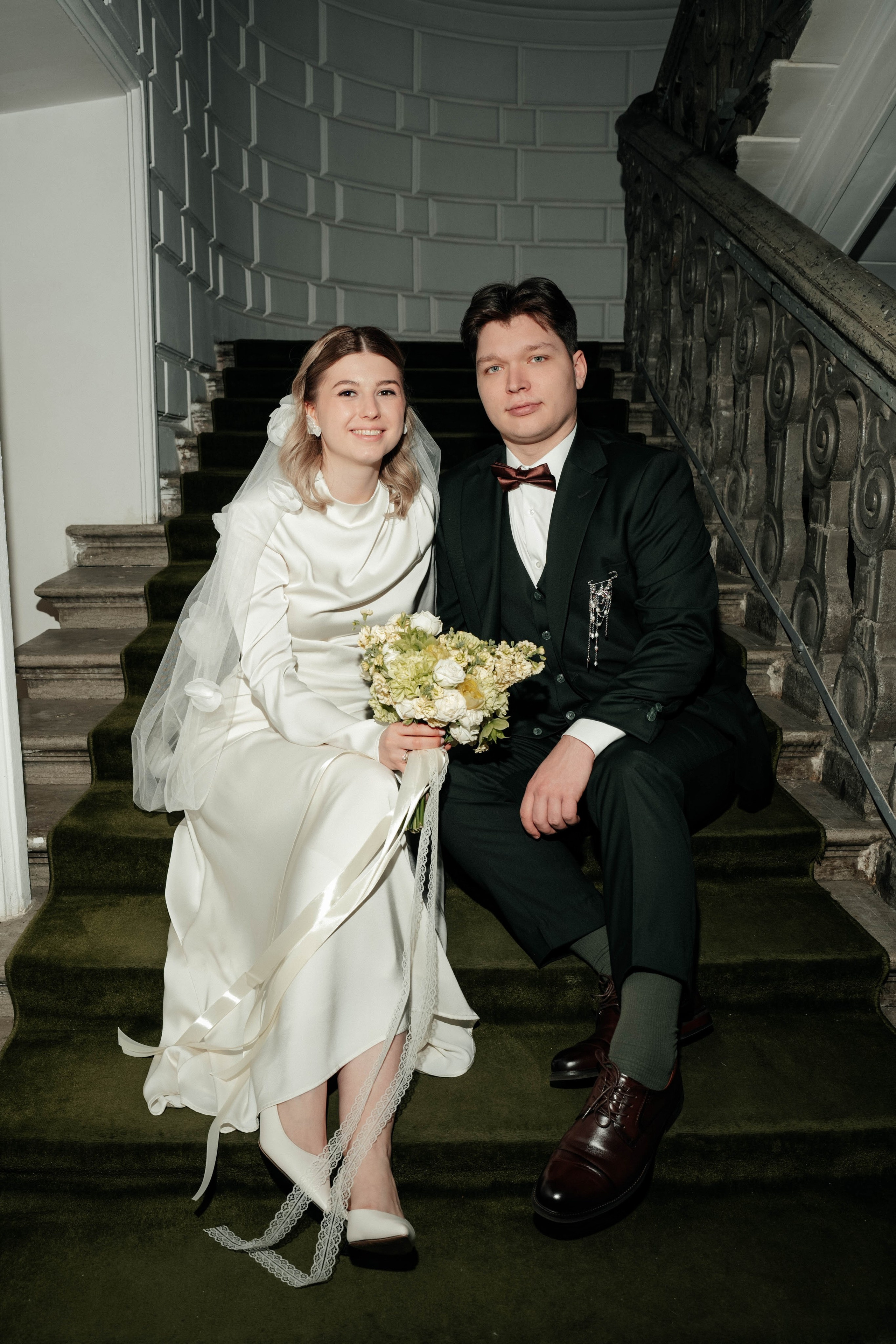 Евгений и Анастасия / Особняк Спиридонова, МГУ. Свадебный фотограф Москва Александра Аверкова