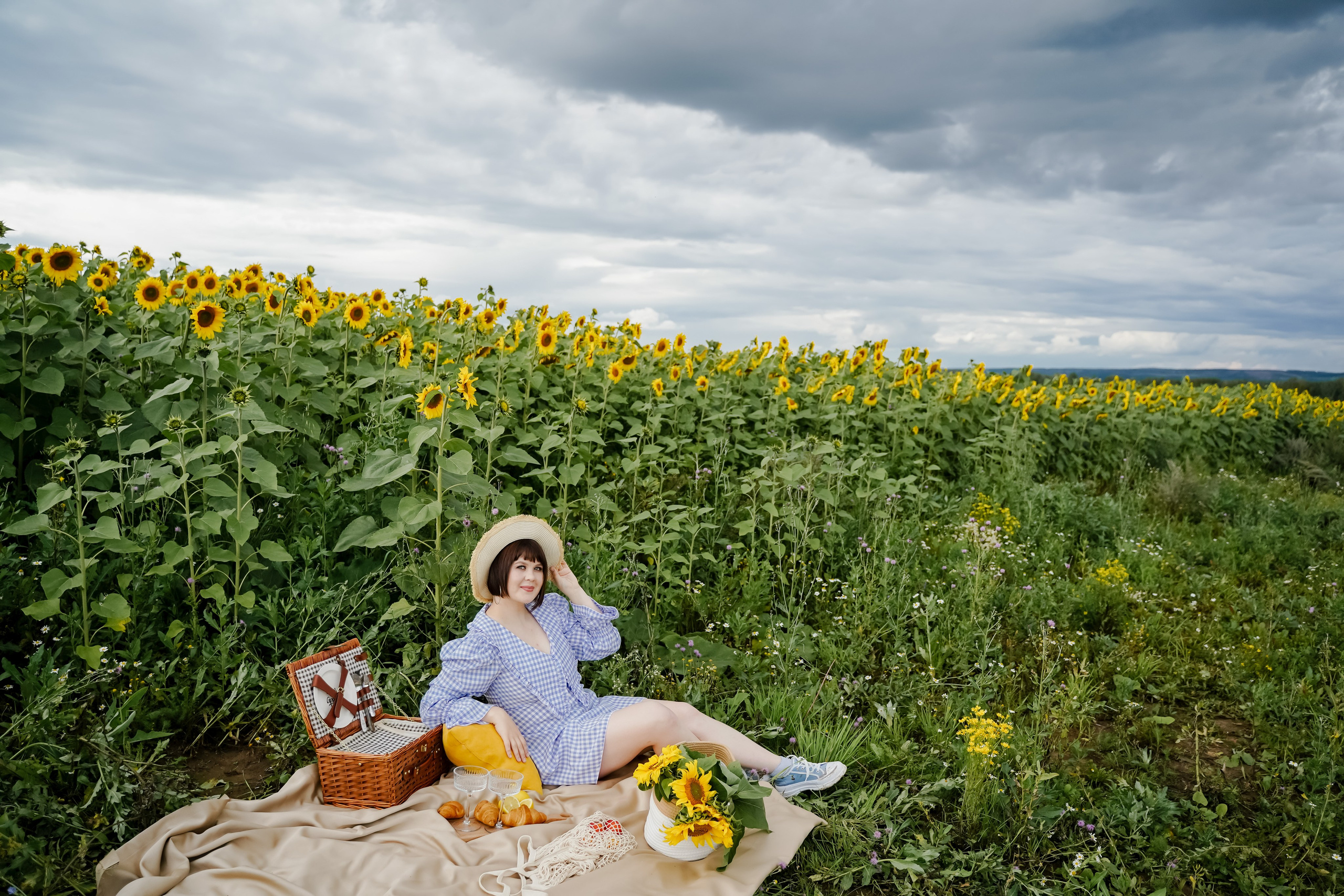 Подсолнухи. Бирск