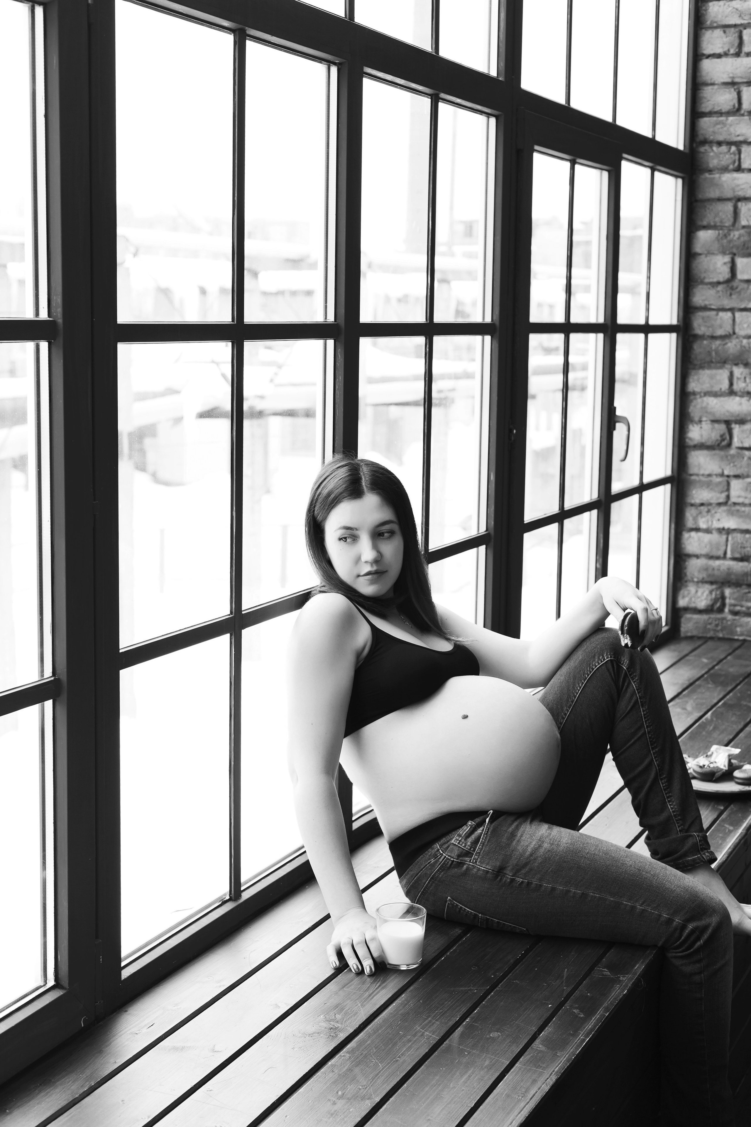 Съемка беременности в студии. Фотограф новорожденных и детский в Сергиевом Посаде Кругликова Юлия