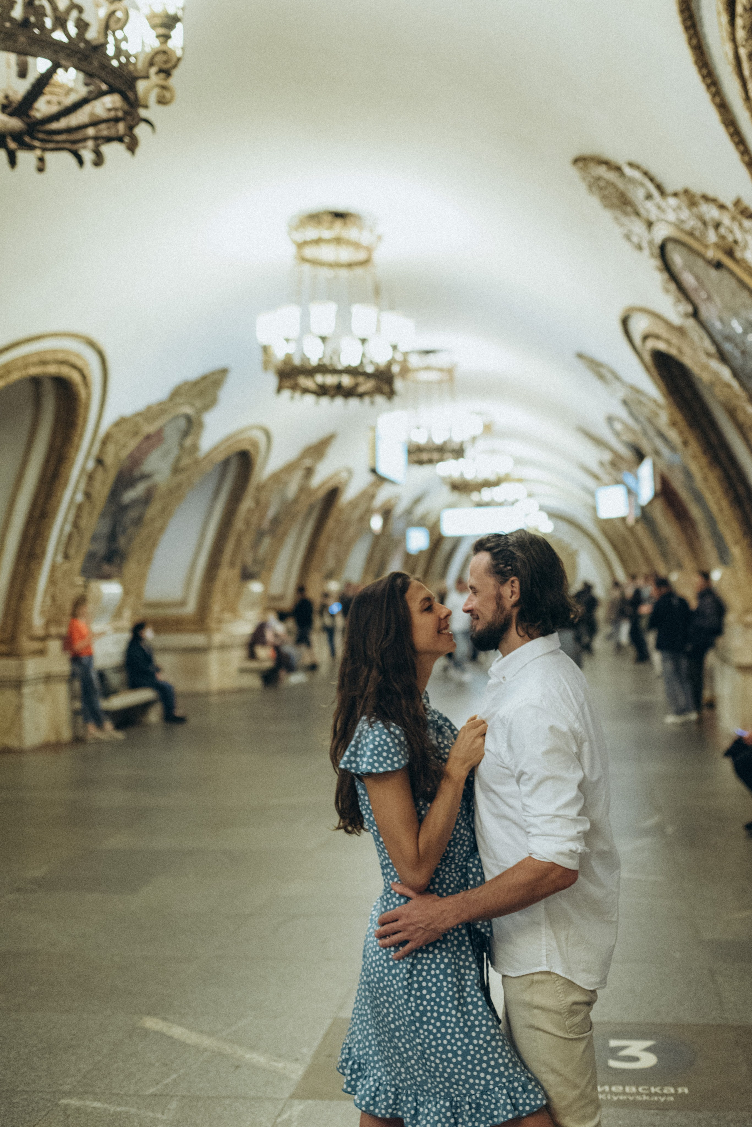 Lovestory в метро. Семейный фотограф в Москве Екатерина Север