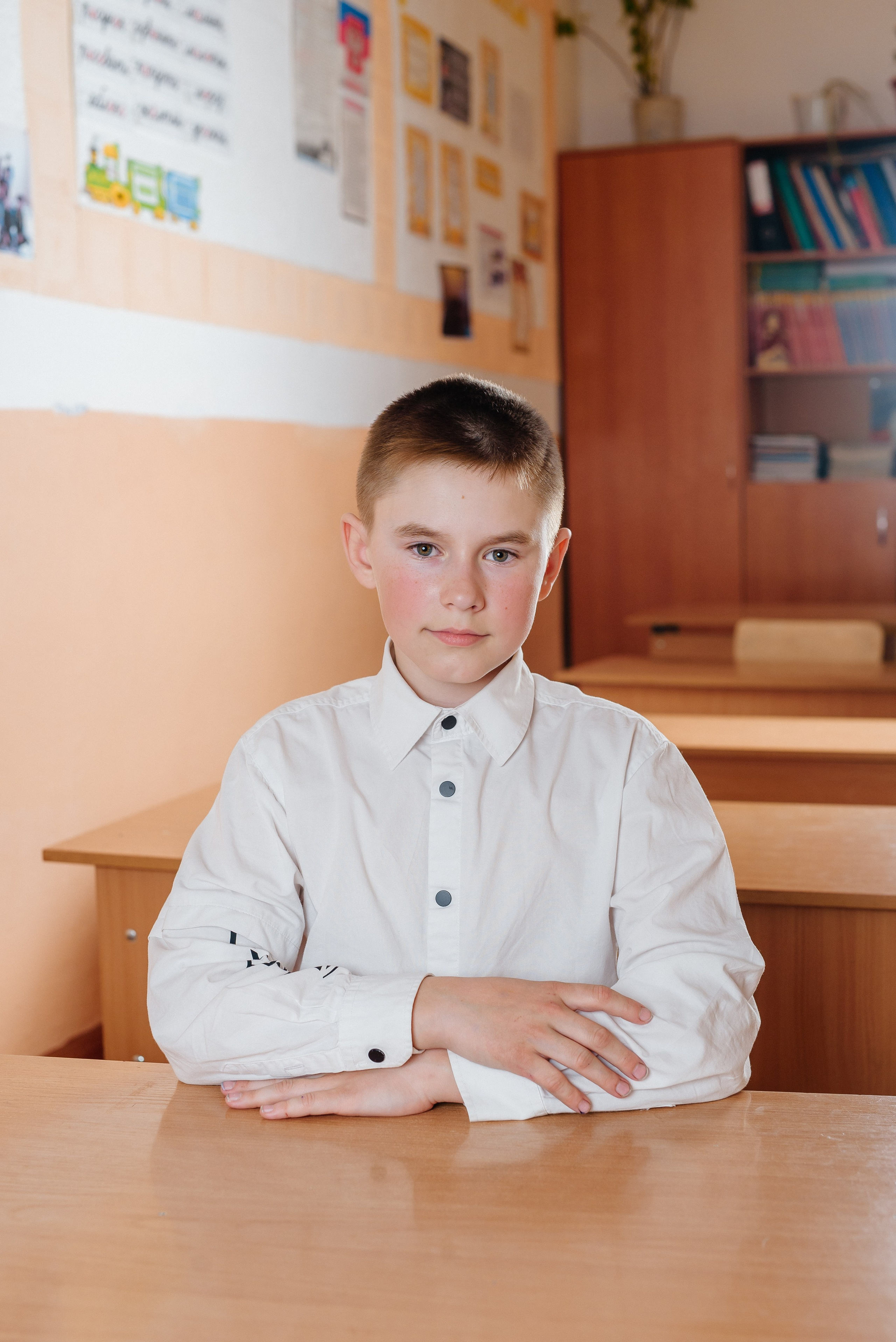 Портреты за партой. Семейный фотограф в Барнауле