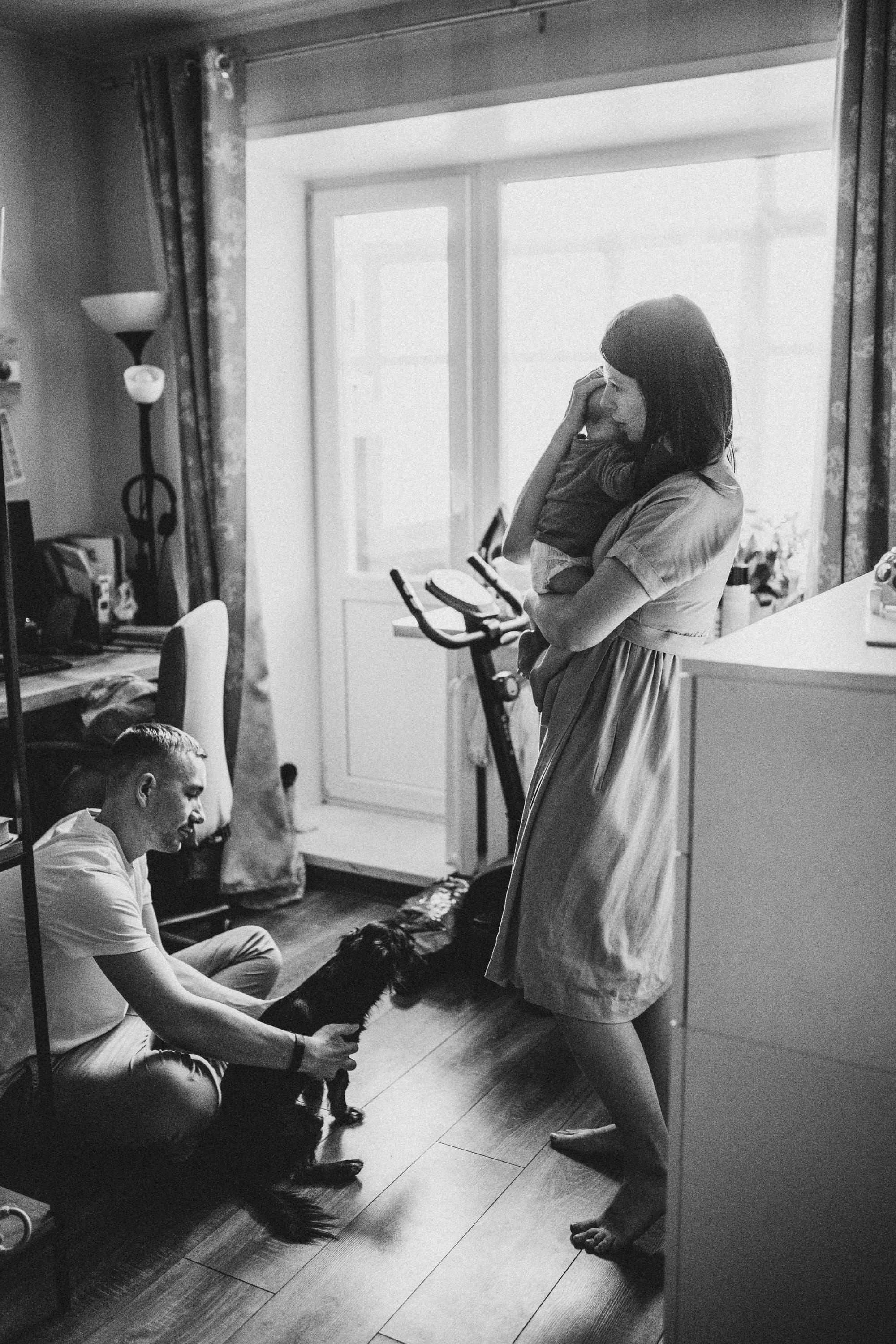 Семья прекрасного фотографа и великолепной мамы маленькой троицы). Фотограф Ольга Молева