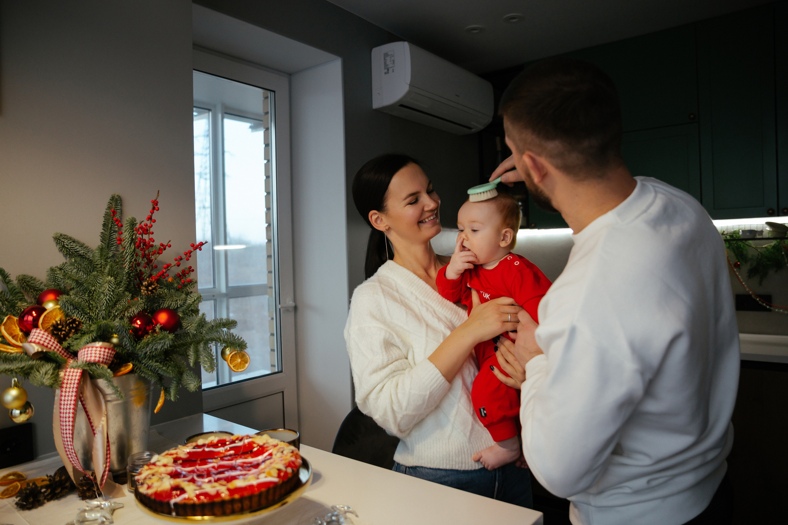 Дома у Мельниковых накануне Нового года. Фотограф Влада Лаптева Владивосток, Приморский край