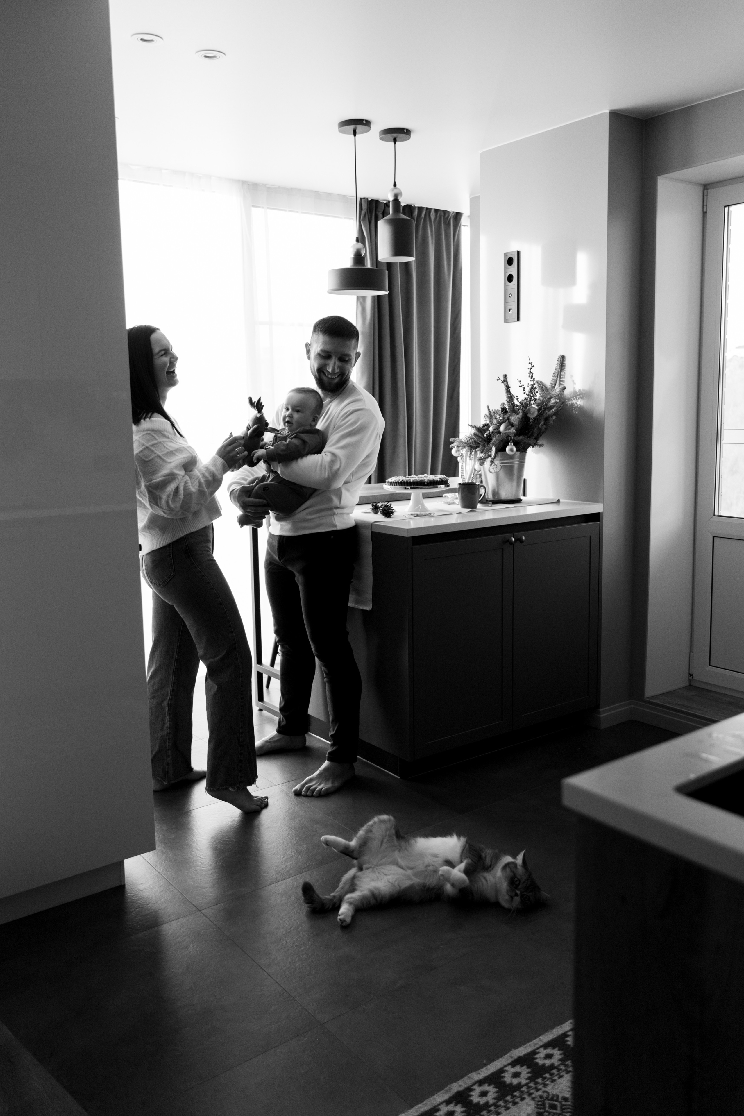 Дома у Мельниковых накануне Нового года. Фотограф Влада Лаптева Владивосток, Приморский край