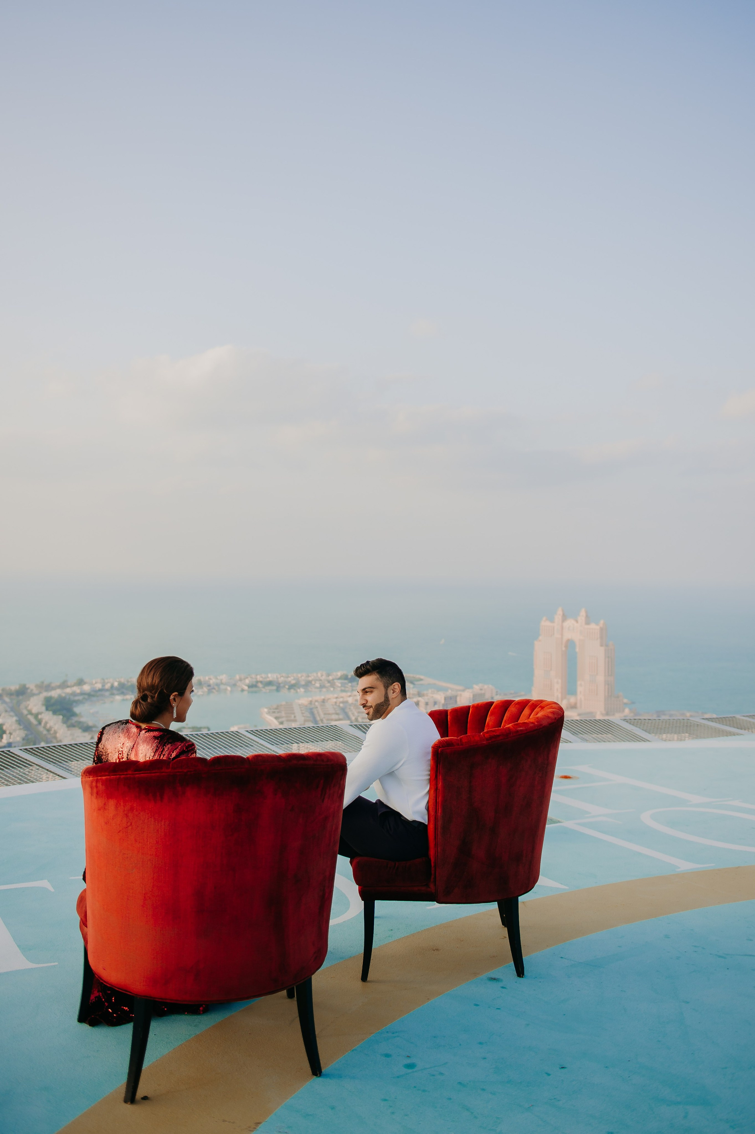 Love Story на высоте (Абу Даби). Фотограф в Москве и Санкт-Петербурге Дарина