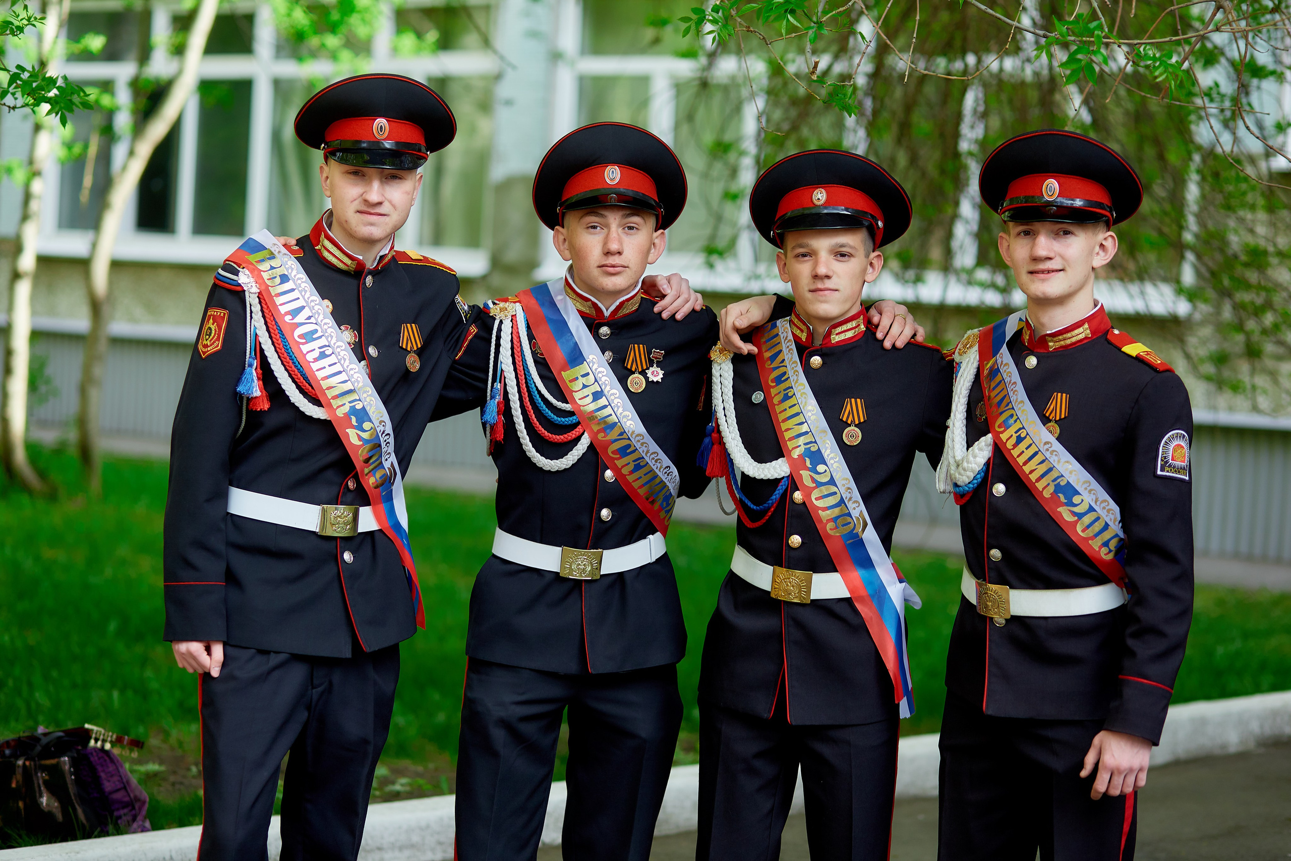 Кадеты последний звонок. Фотограф Вячеслав Фарунин