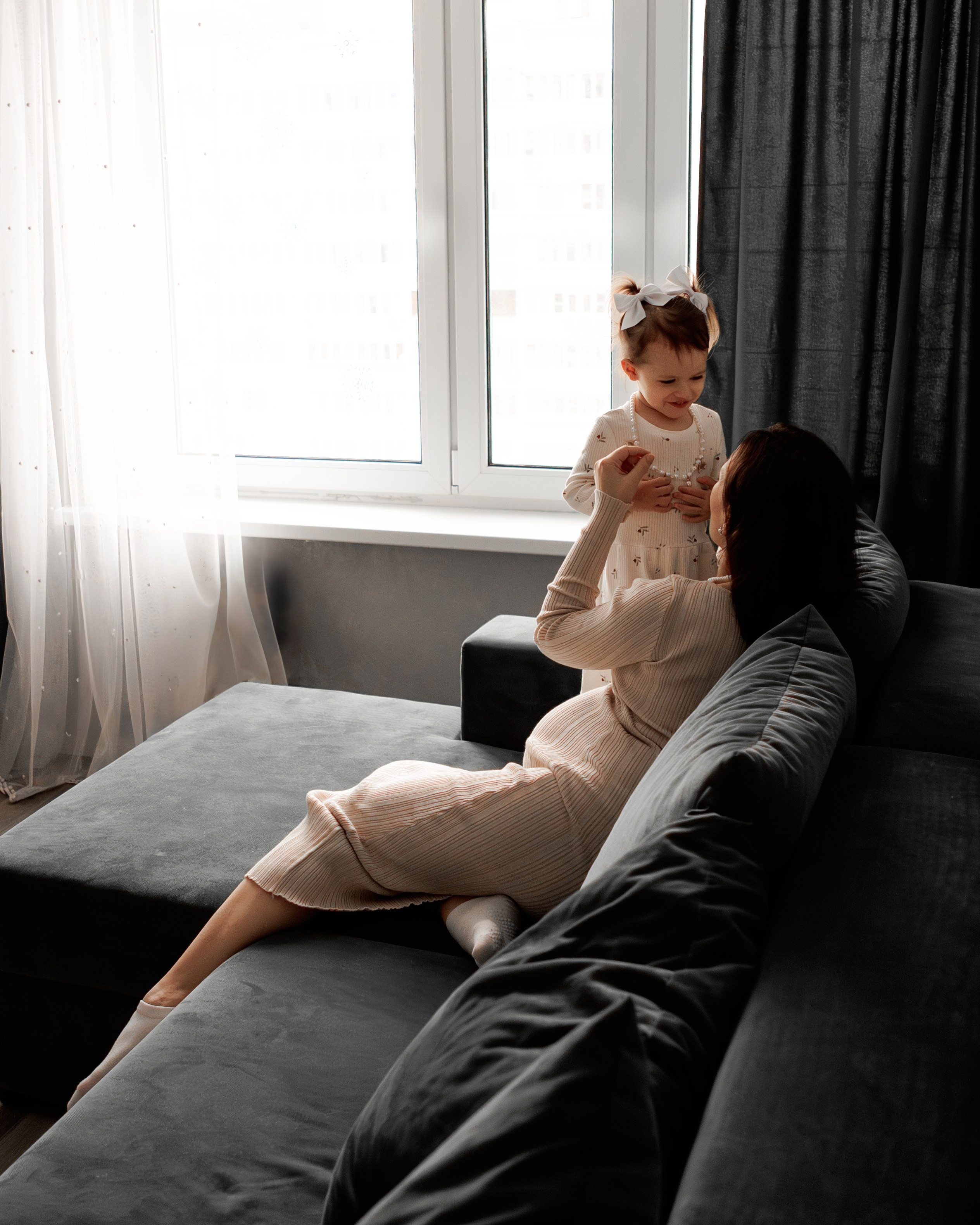 Домашняя съемка Анастасии. Семейный и детский фотограф в Москве Юлия