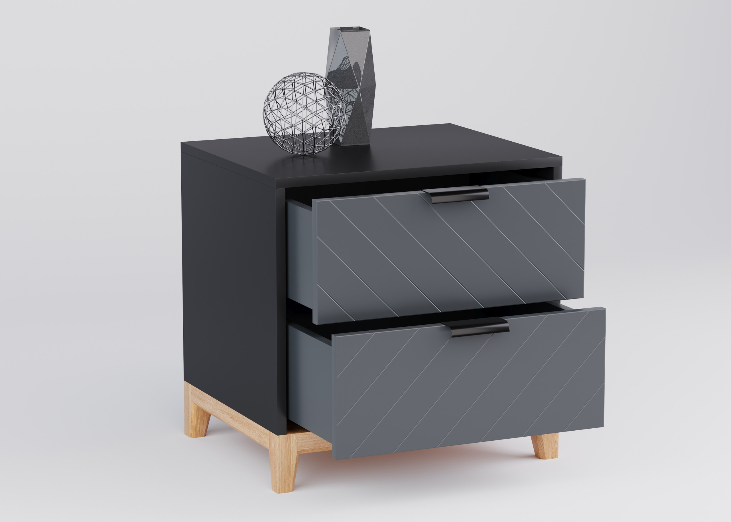 Тумба прикроватная. Студия дизайна интерьера RISE DESIGN STUDIO