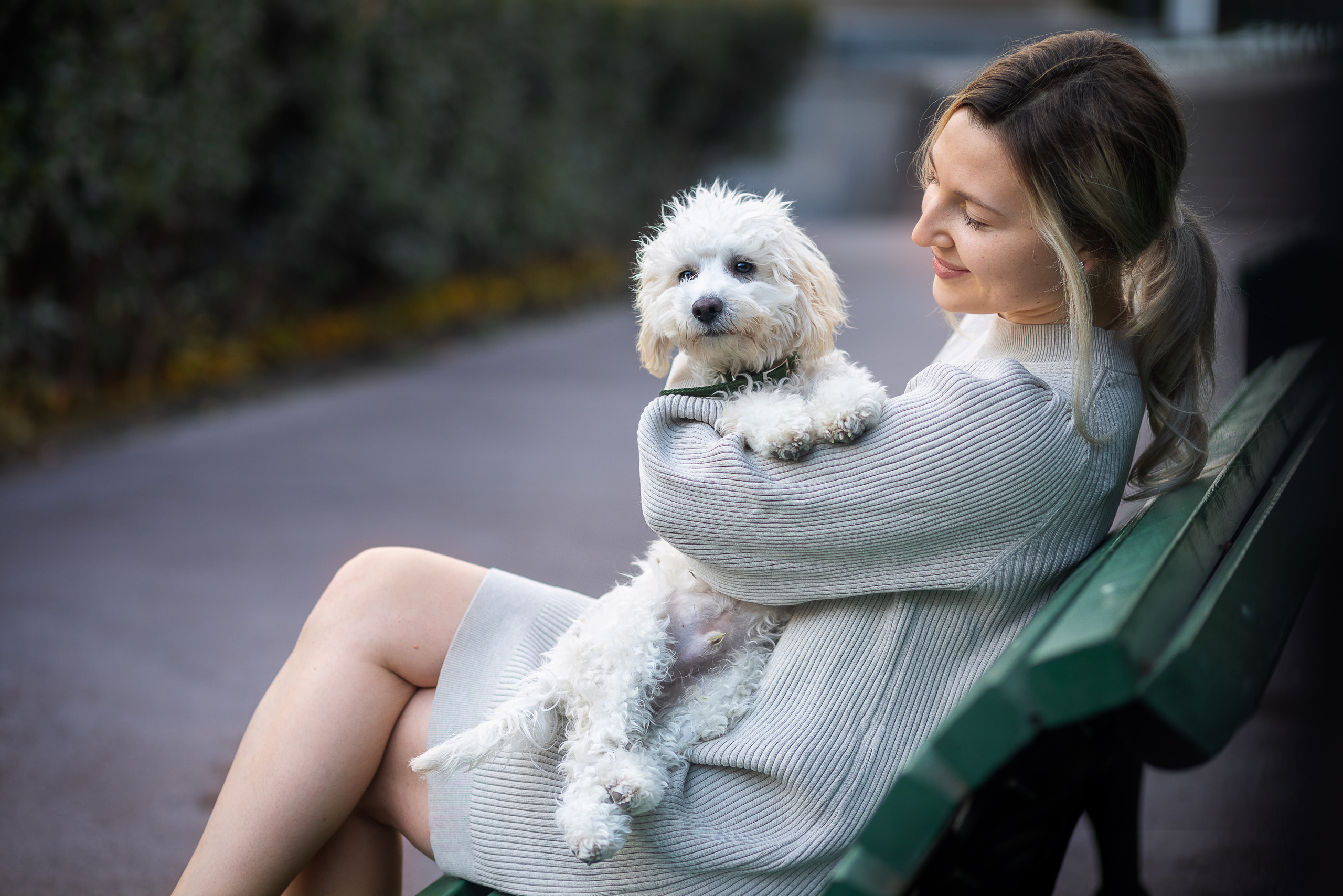 С домашними животными. Фотограф, оператор Максим Кузнецов