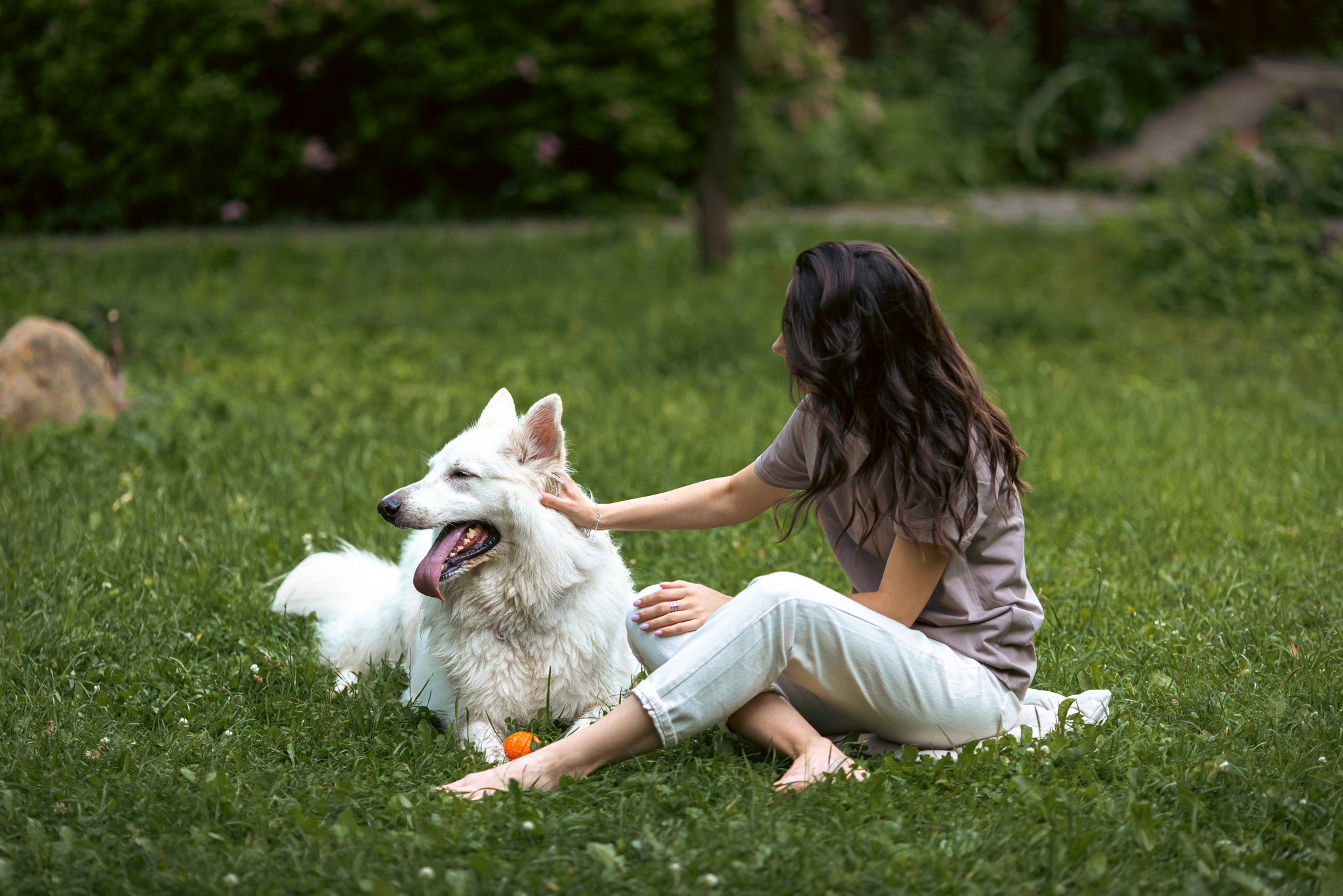 С домашними животными. Фотограф, оператор Максим Кузнецов