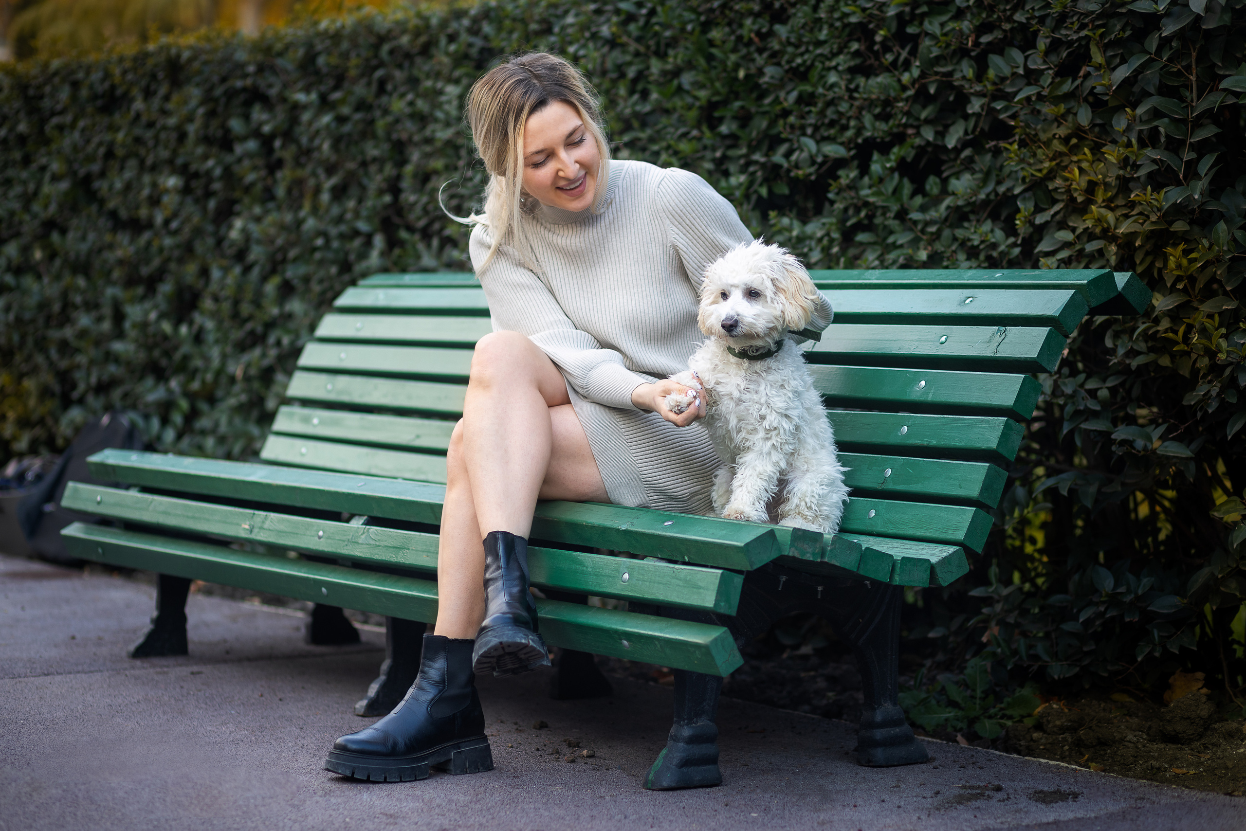 С домашними животными. Фотограф, оператор Максим Кузнецов