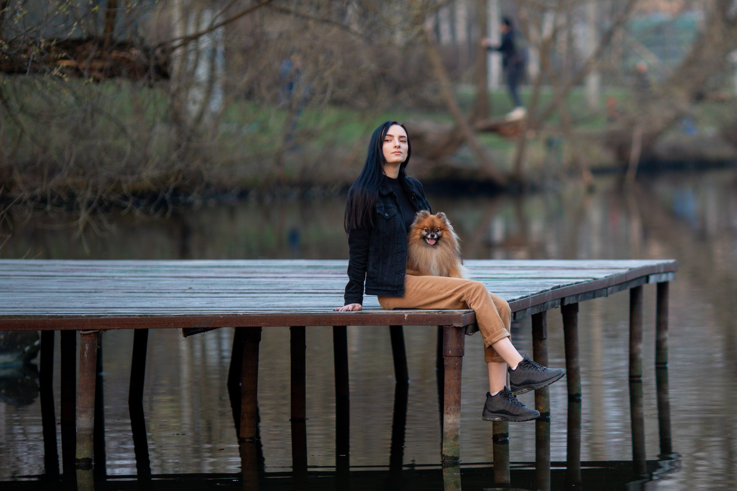 С домашними животными. Фотограф, оператор Максим Кузнецов