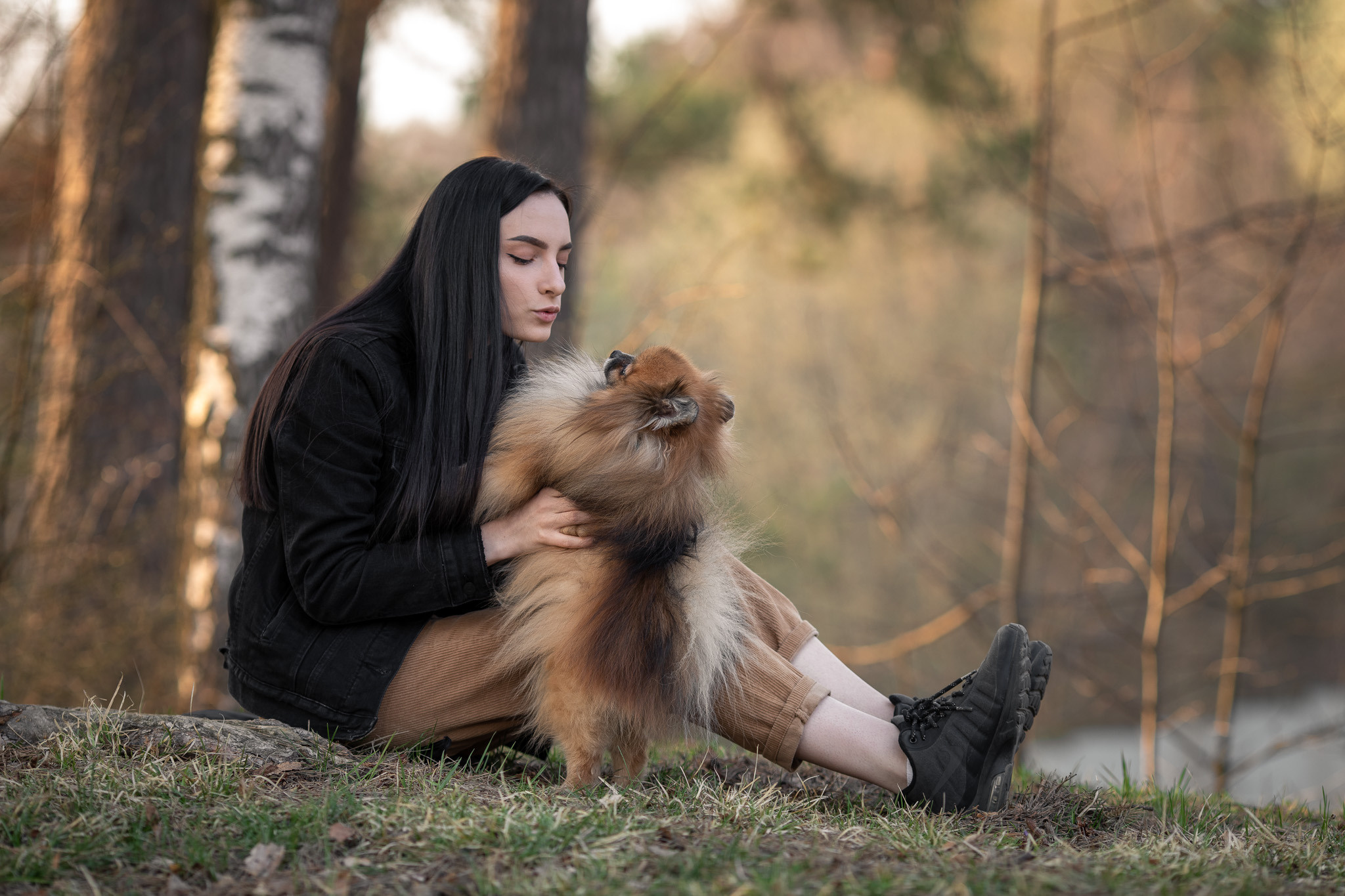 С домашними животными. Фотограф, оператор Максим Кузнецов