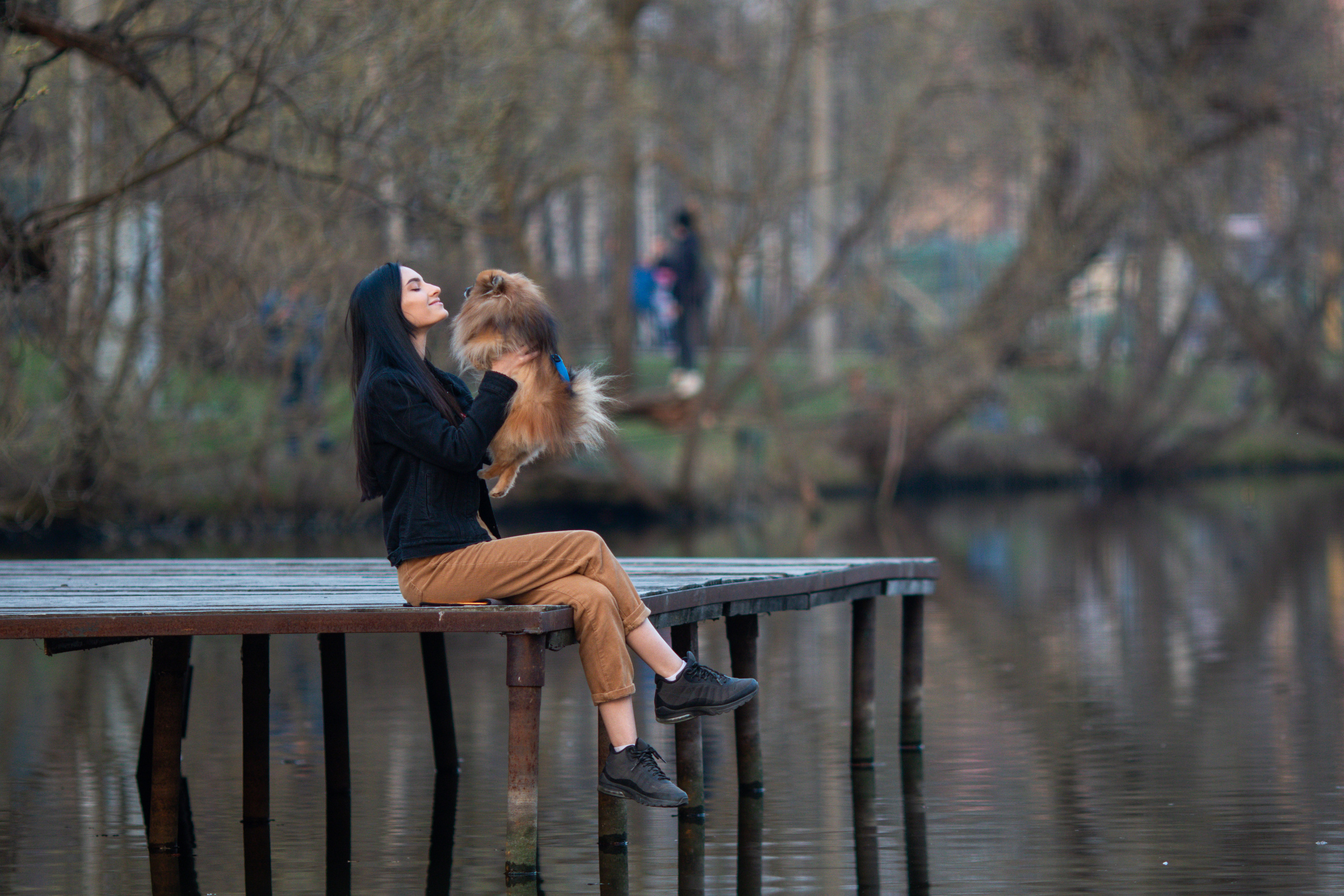 С домашними животными. Фотограф, оператор Максим Кузнецов