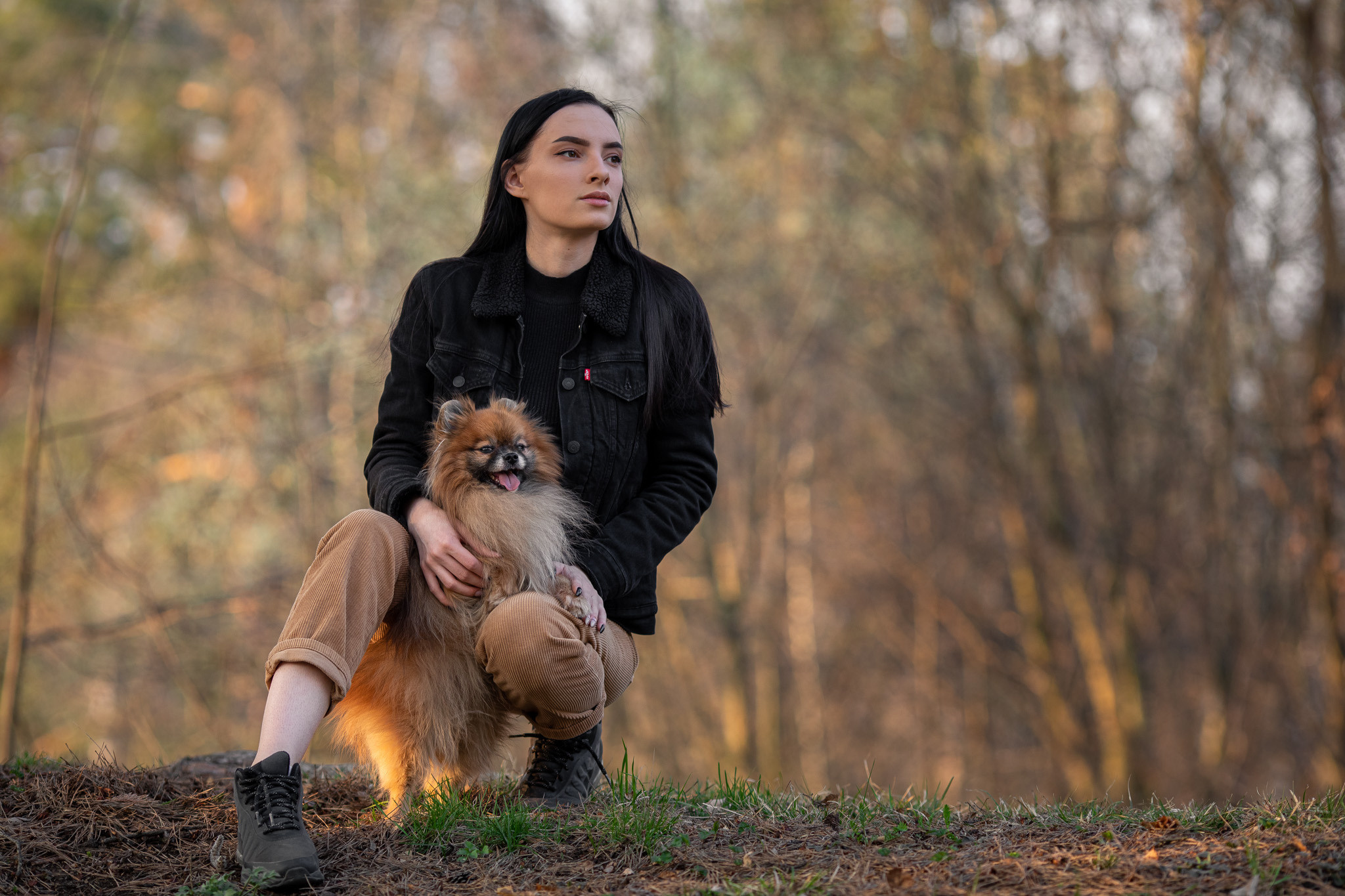 С домашними животными. Фотограф, оператор Максим Кузнецов