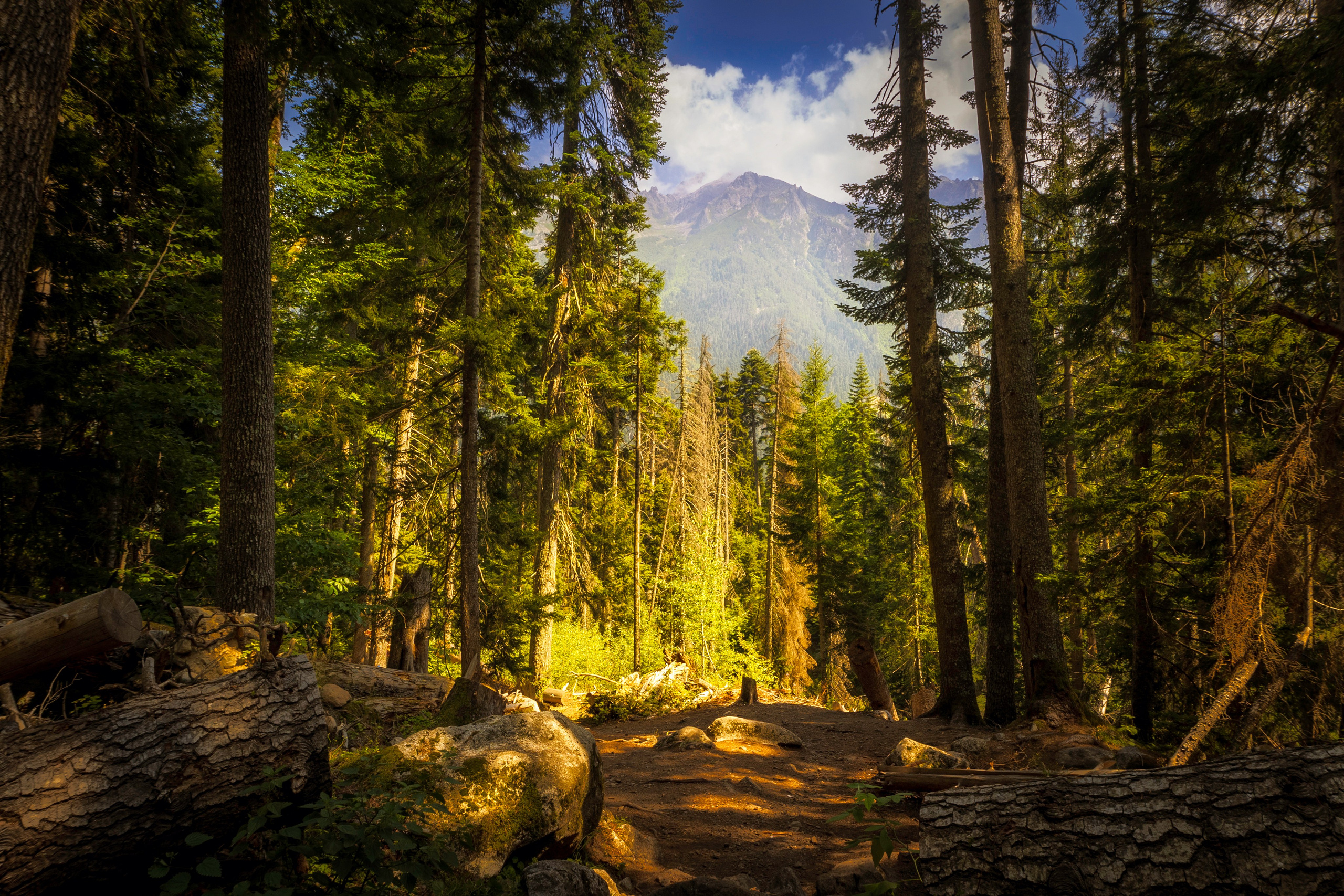 Домбай. Фотохудожник Артём Парамонов