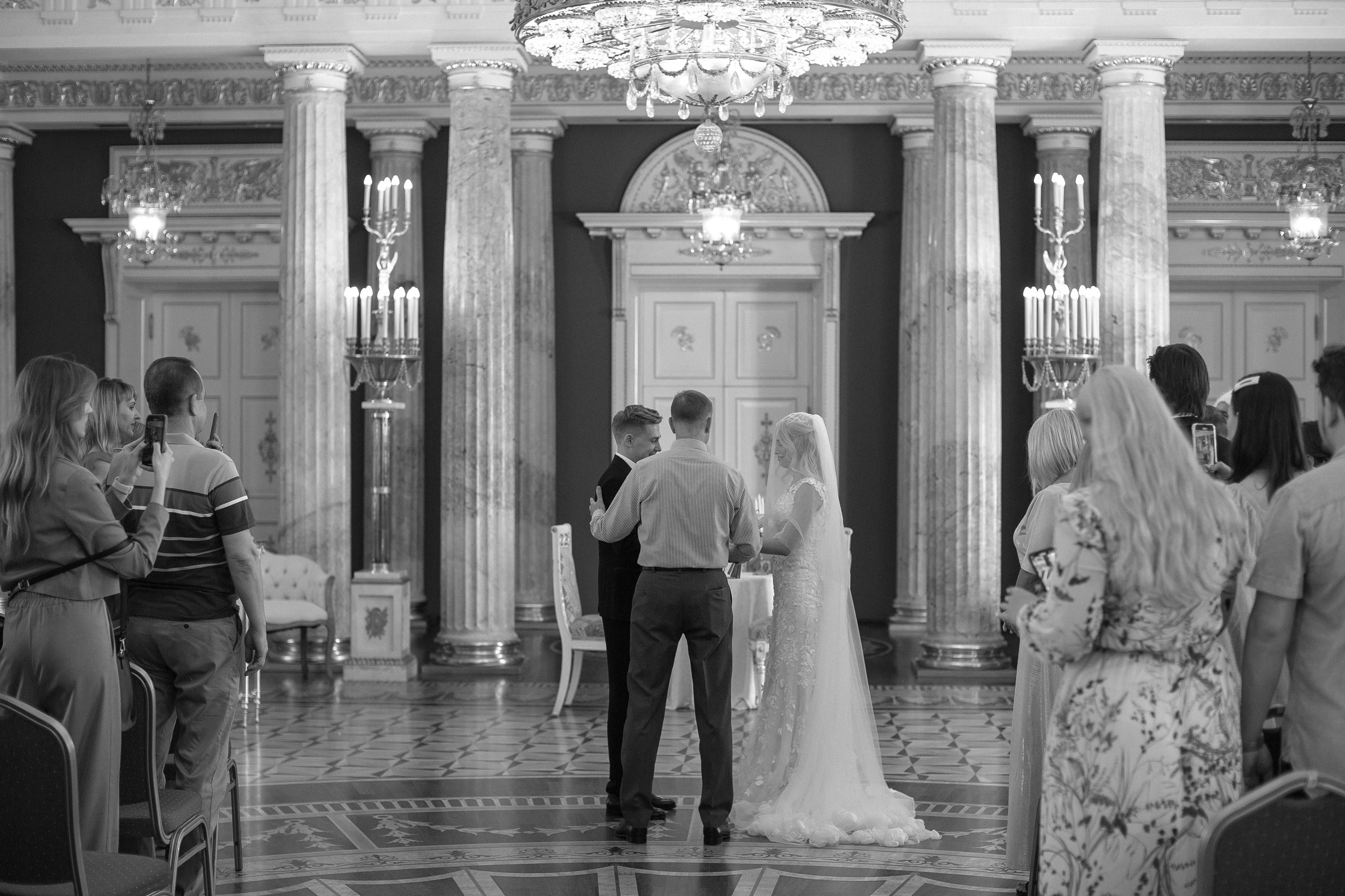 Свадьба с гостями. Свадебный и портретный фотограф Москва