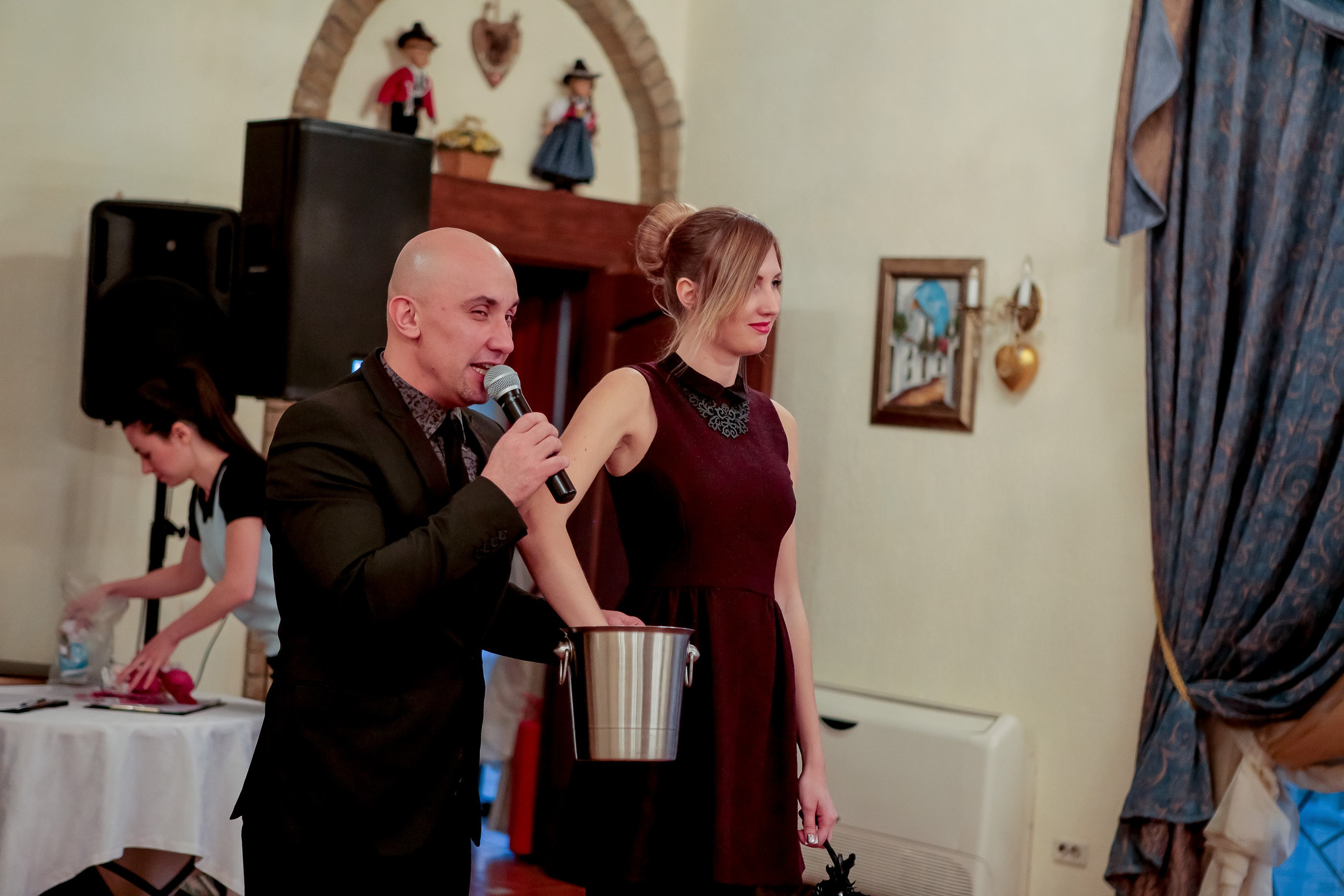 Корпоратив. Max Matvich and Victoria Basova are professionals in their field