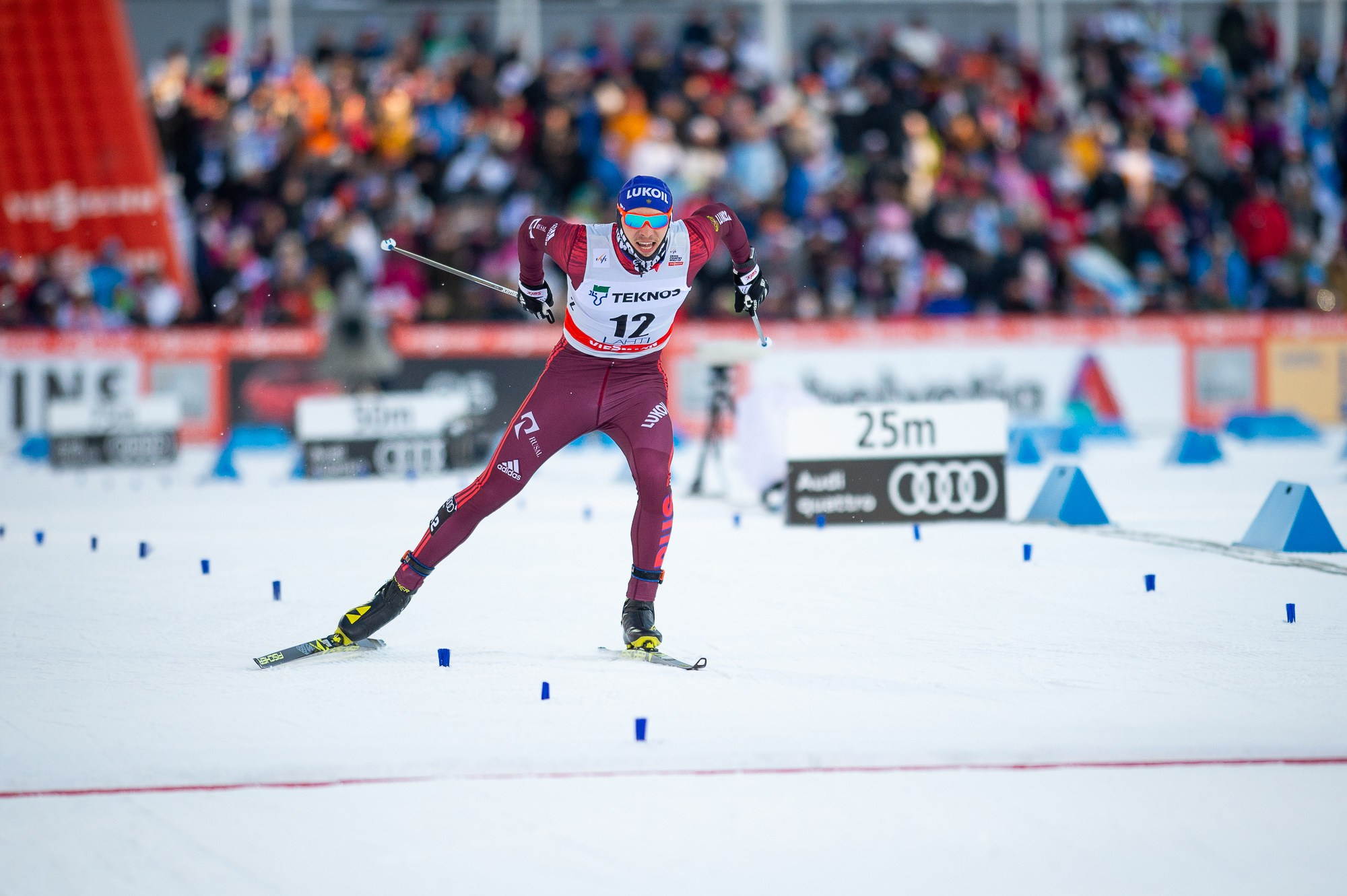 Глеб Ретивых на кубке мира по лыжным гонкам