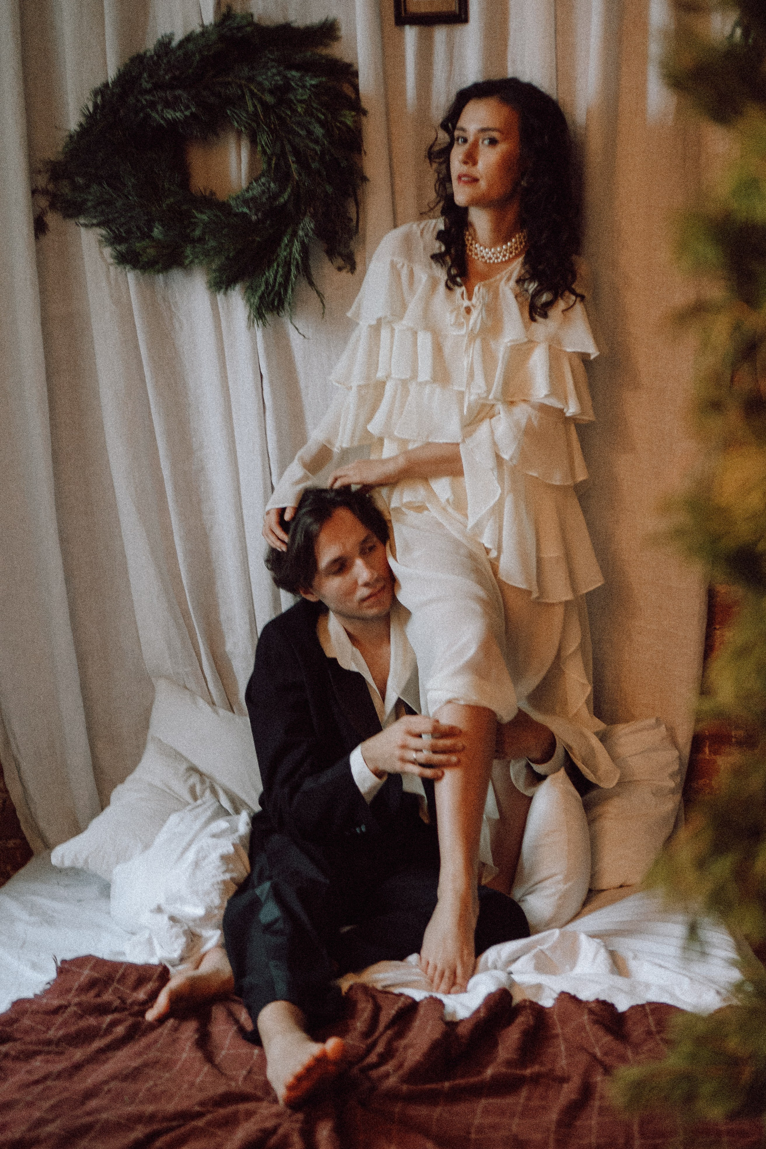 УТРО ЖЕНИХА И НЕВЕСТЫ В ФОТОСТУДИИ И ОСНОВНАЯ ФОТОСЕСИСИЯ ЗИМОЙ. Профессиональный фотограф, Санкт-Петербург — Виктория Богомолова