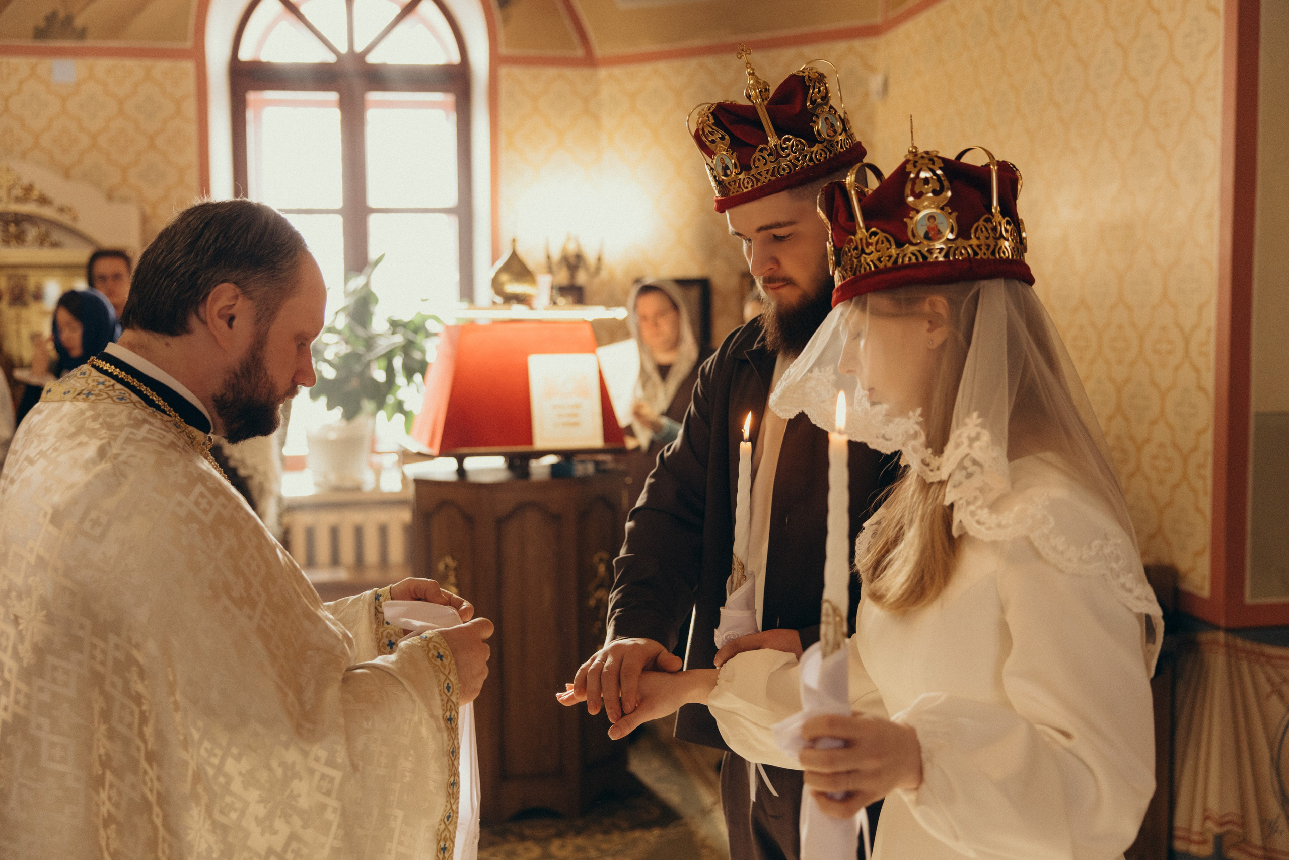 Таинство Венчания Андрея и Ксении. Фотограф Сотникова Вероника