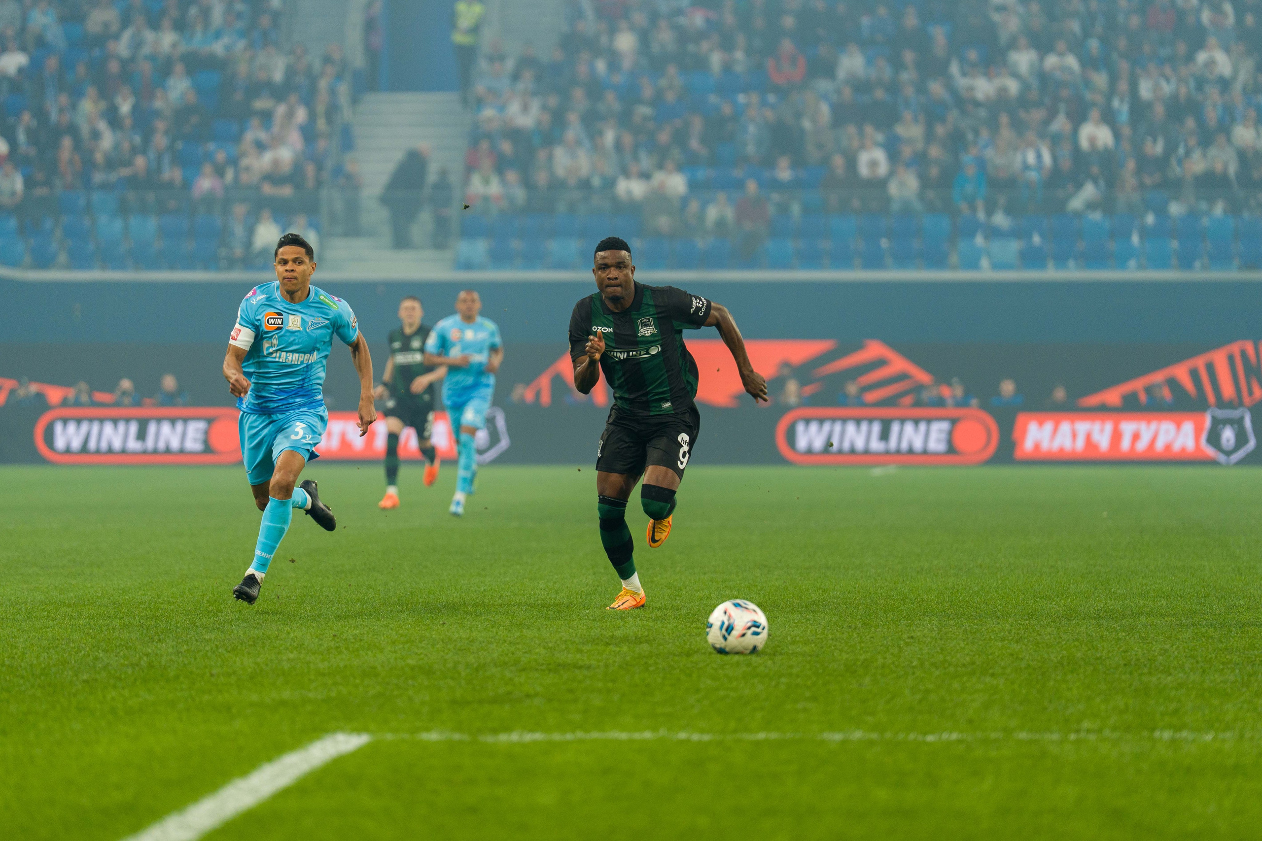 Зенит — Краснодар 1:1: фотогалерея матча 24-го тура РПЛ на Газпром Арене | Антон Гауф. Спортивный фотограф в Санкт-Петербурге | Антон Гауф