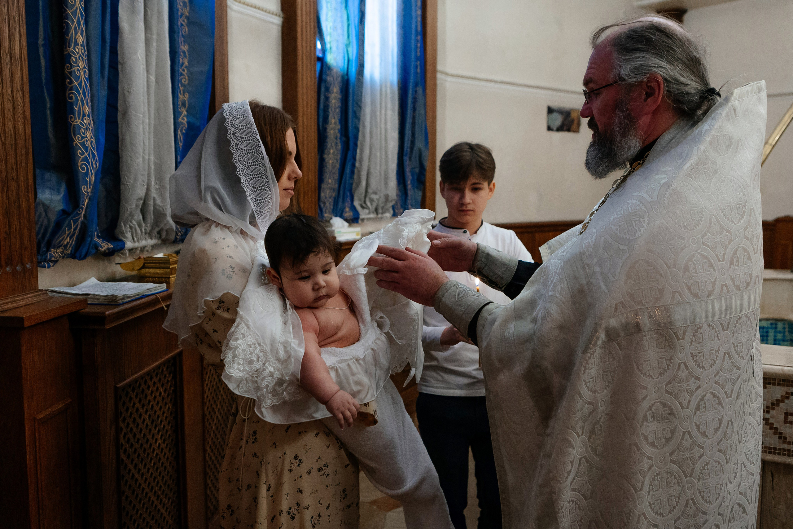 Крещение Амелии. Семейный и детский фотограф в Москве Александра Мак
