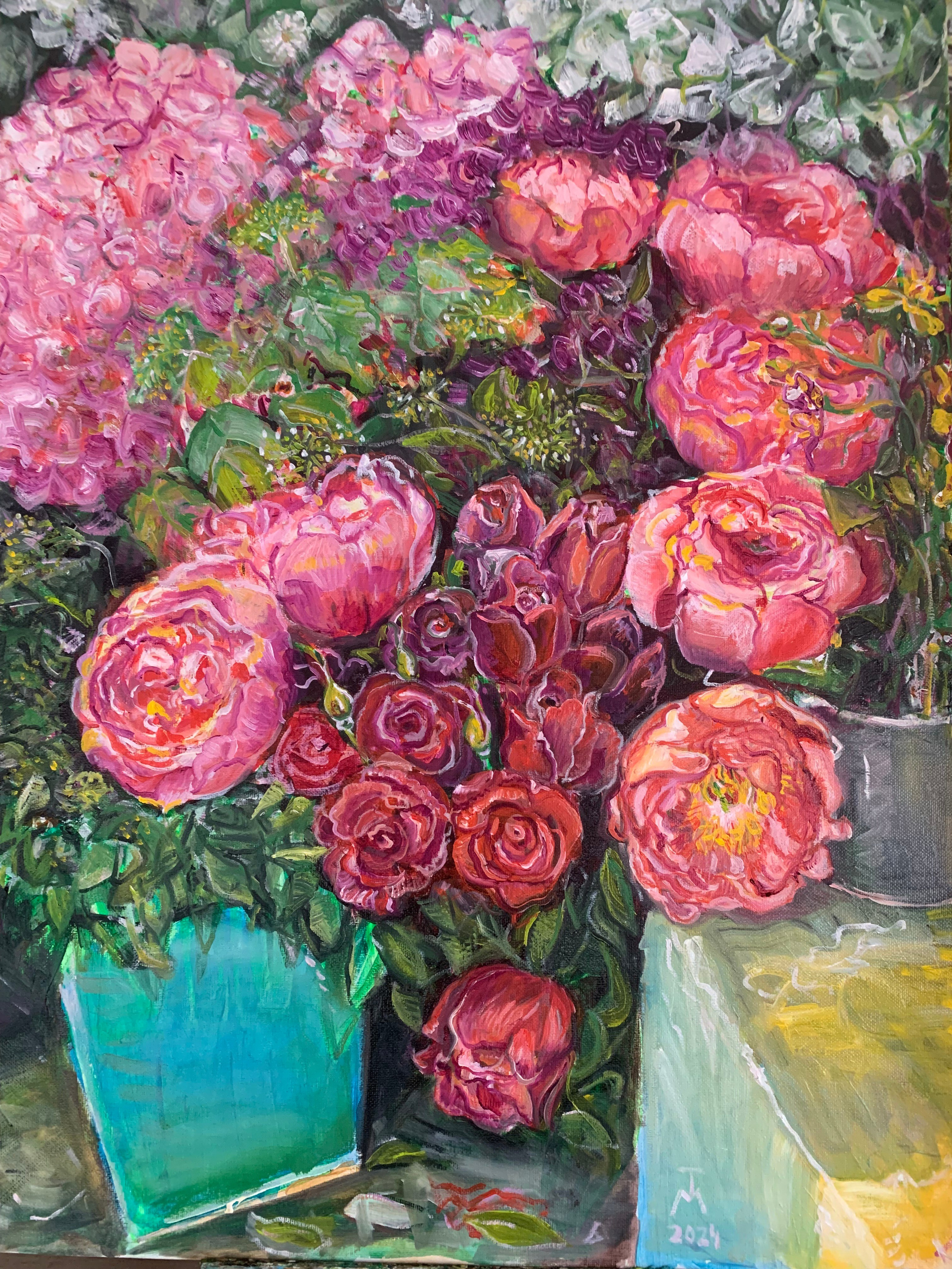 Летний сад/ Summer garden 50/70 cm oil on canvas 2024
